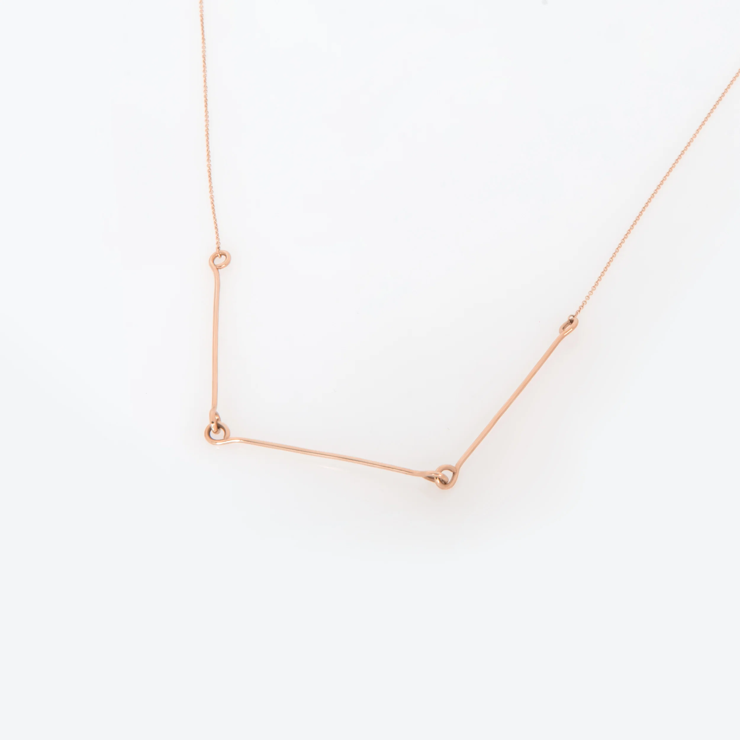 Celestial Gold Bar Necklace — additional product image 5 from AntEva Crafts