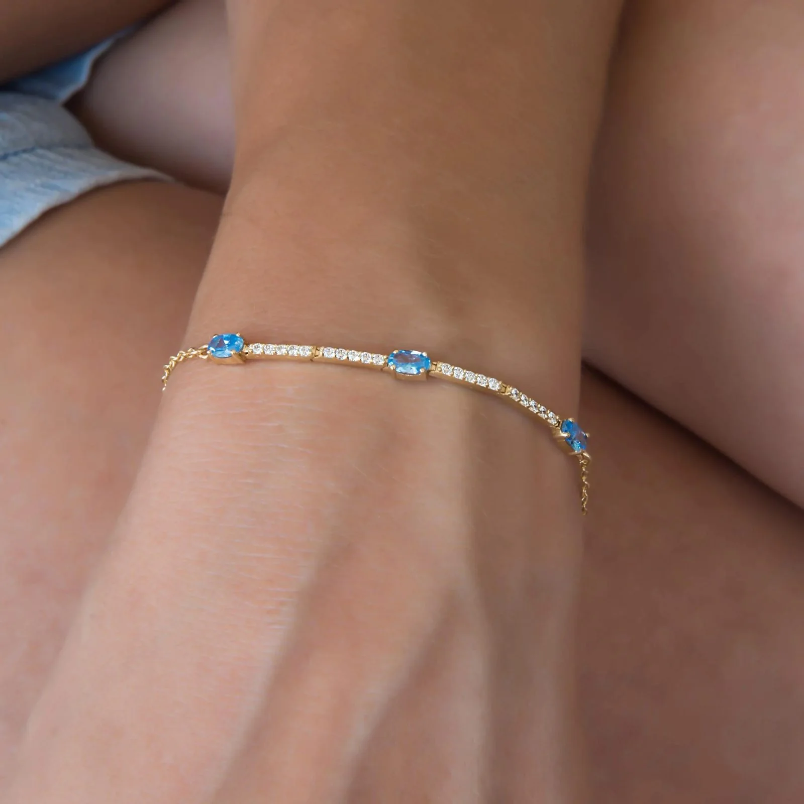 Tennis Marquise Bracelet — additional product image 2 from AntEva Crafts