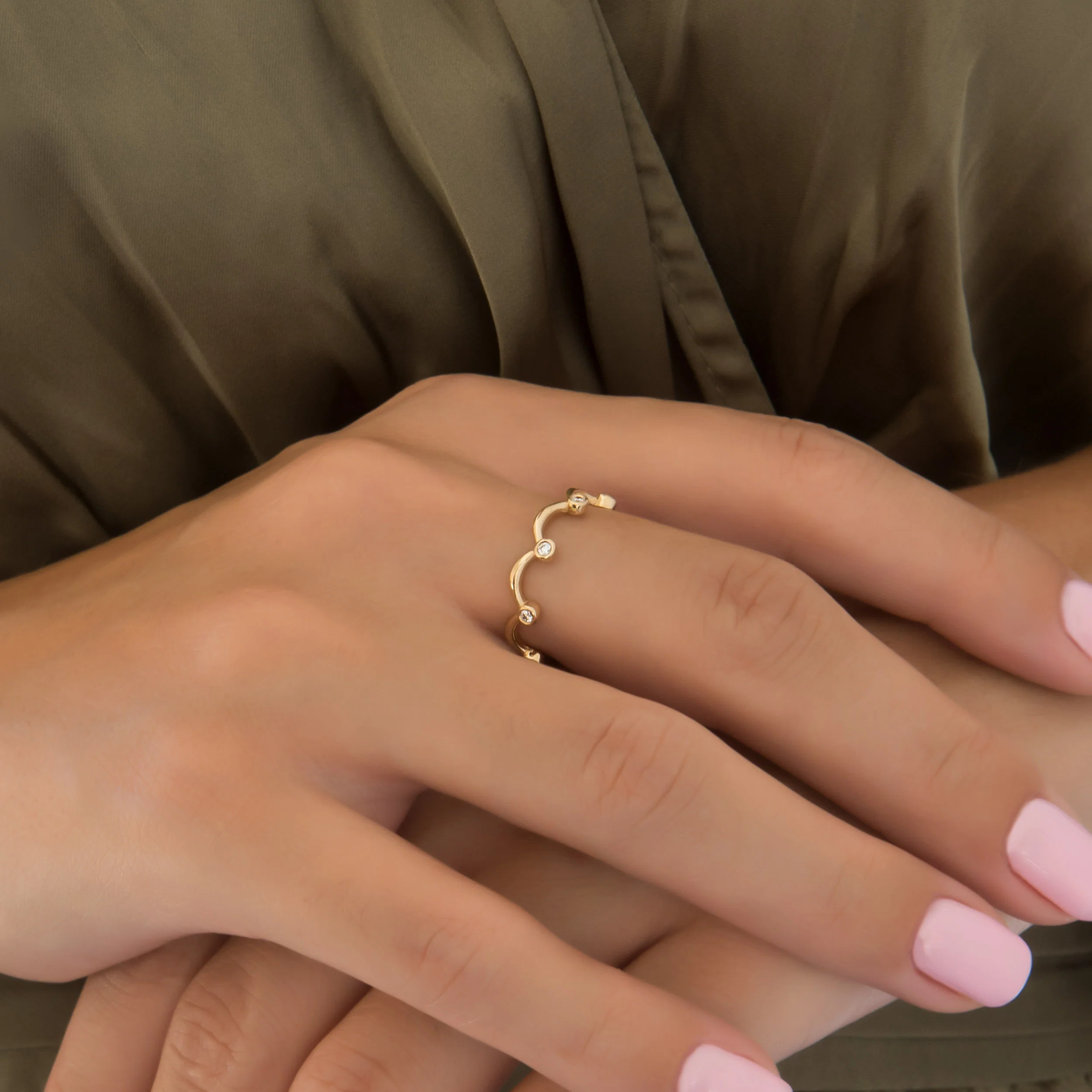 Crown Dainty Ring — additional product image 2 from AntEva Crafts