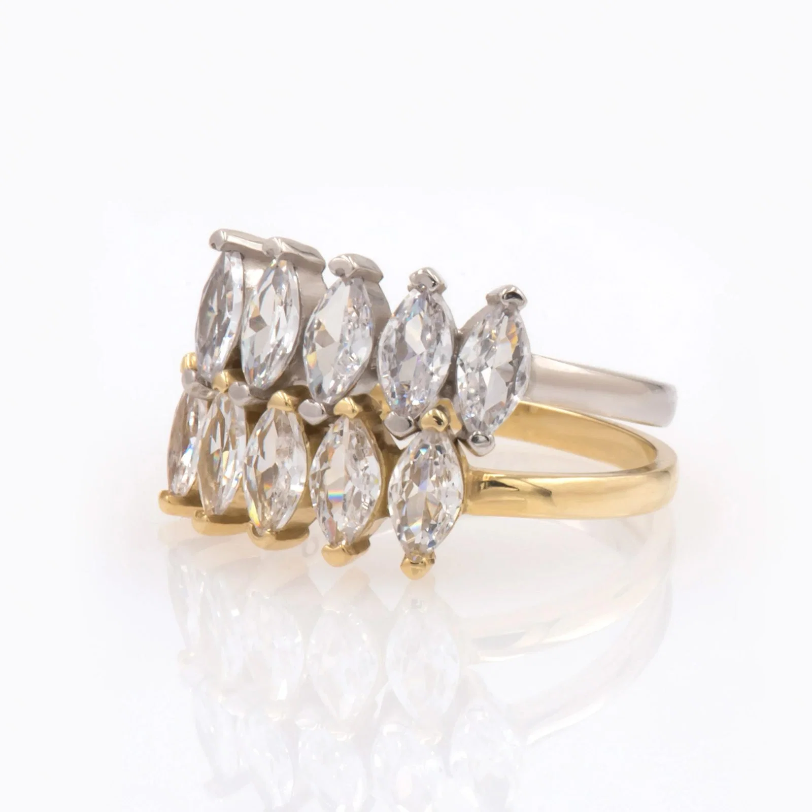 Marquise Wedding Ring — additional product image 8 from AntEva Crafts