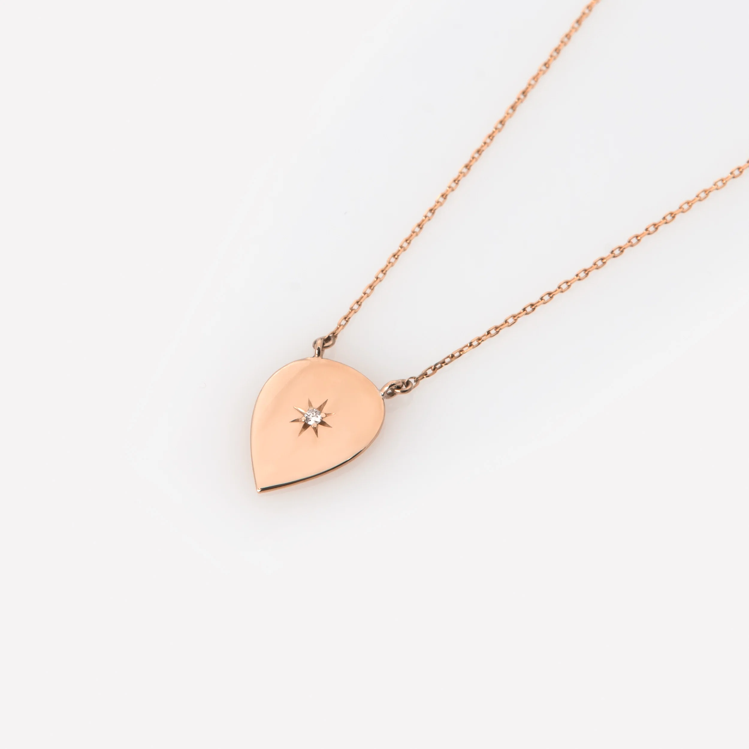 Diamond North Star Necklace — additional product image 6 from AntEva Crafts