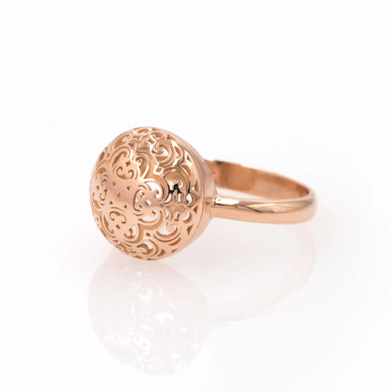 Arabesque Ball Ring — additional product image 7 from AntEva Crafts