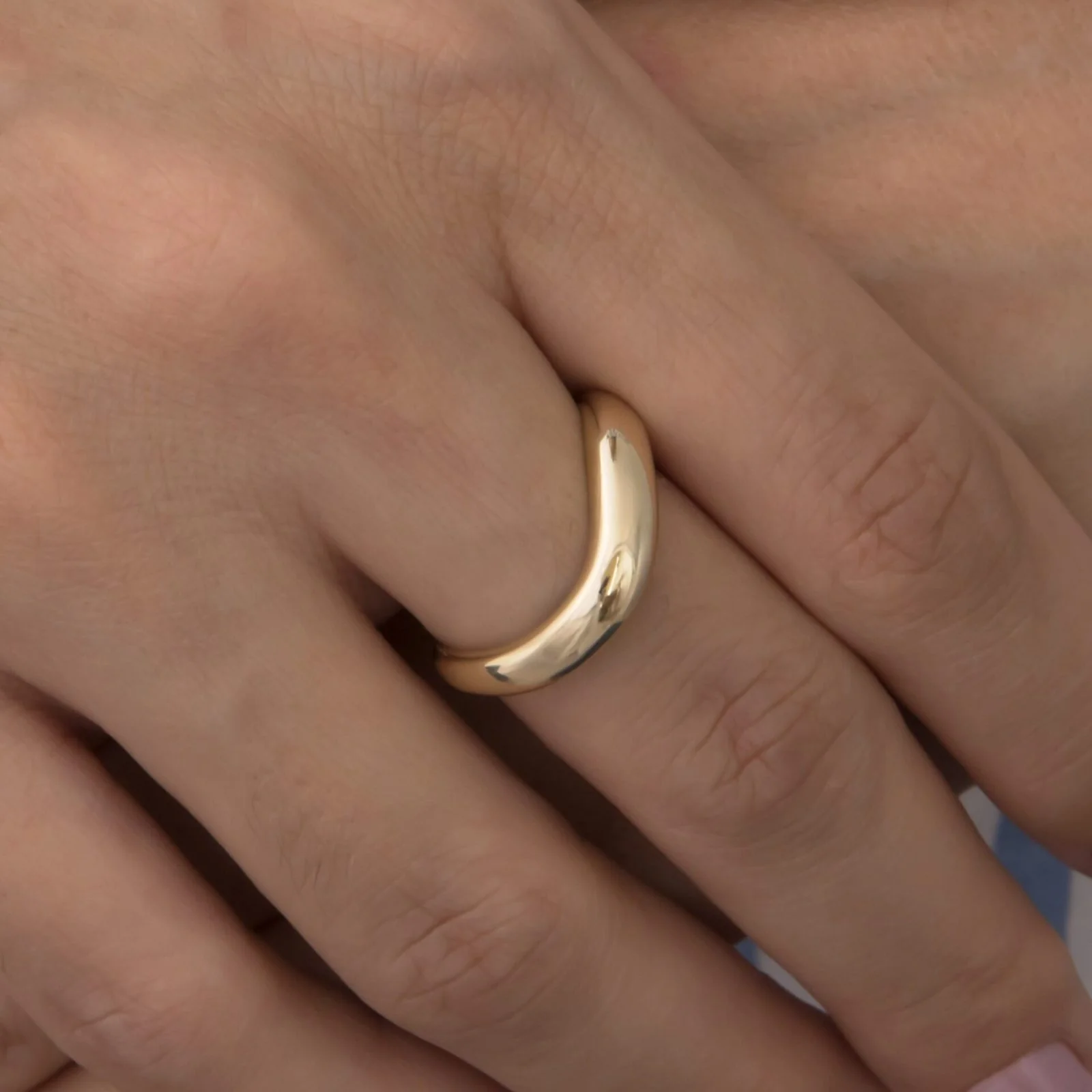 Assymetrical Wavy Ring — additional product image 8 from AntEva Crafts