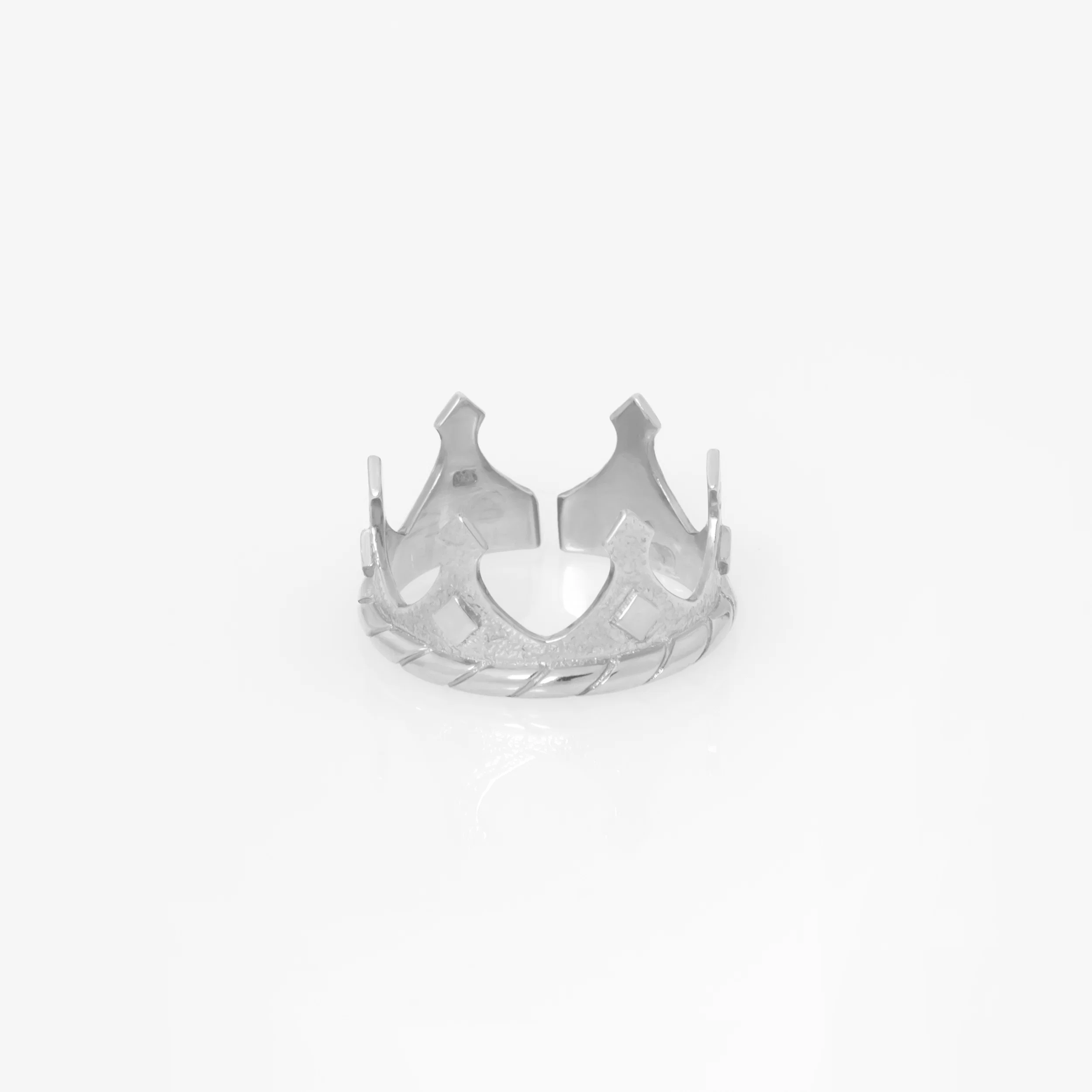 Silver Crown Ring — additional product image 3 from AntEva Crafts