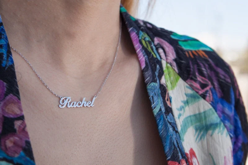 Name Script Necklace — additional product image 4 from AntEva Crafts