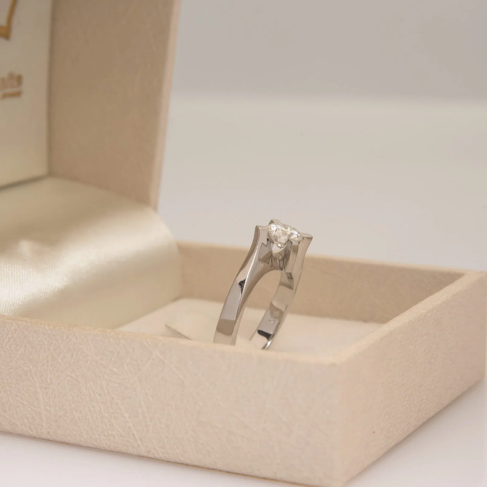 Solitaire Moissanite Ring — additional product image 9 from AntEva Crafts