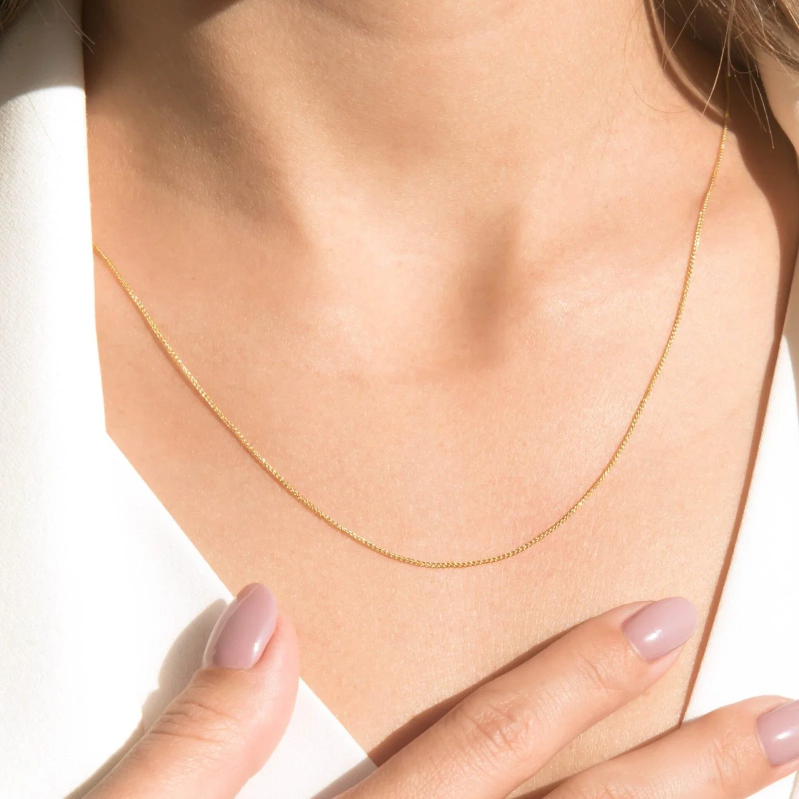 Gold Spiga Chain 1.1mm — additional product image 2 from AntEva Crafts