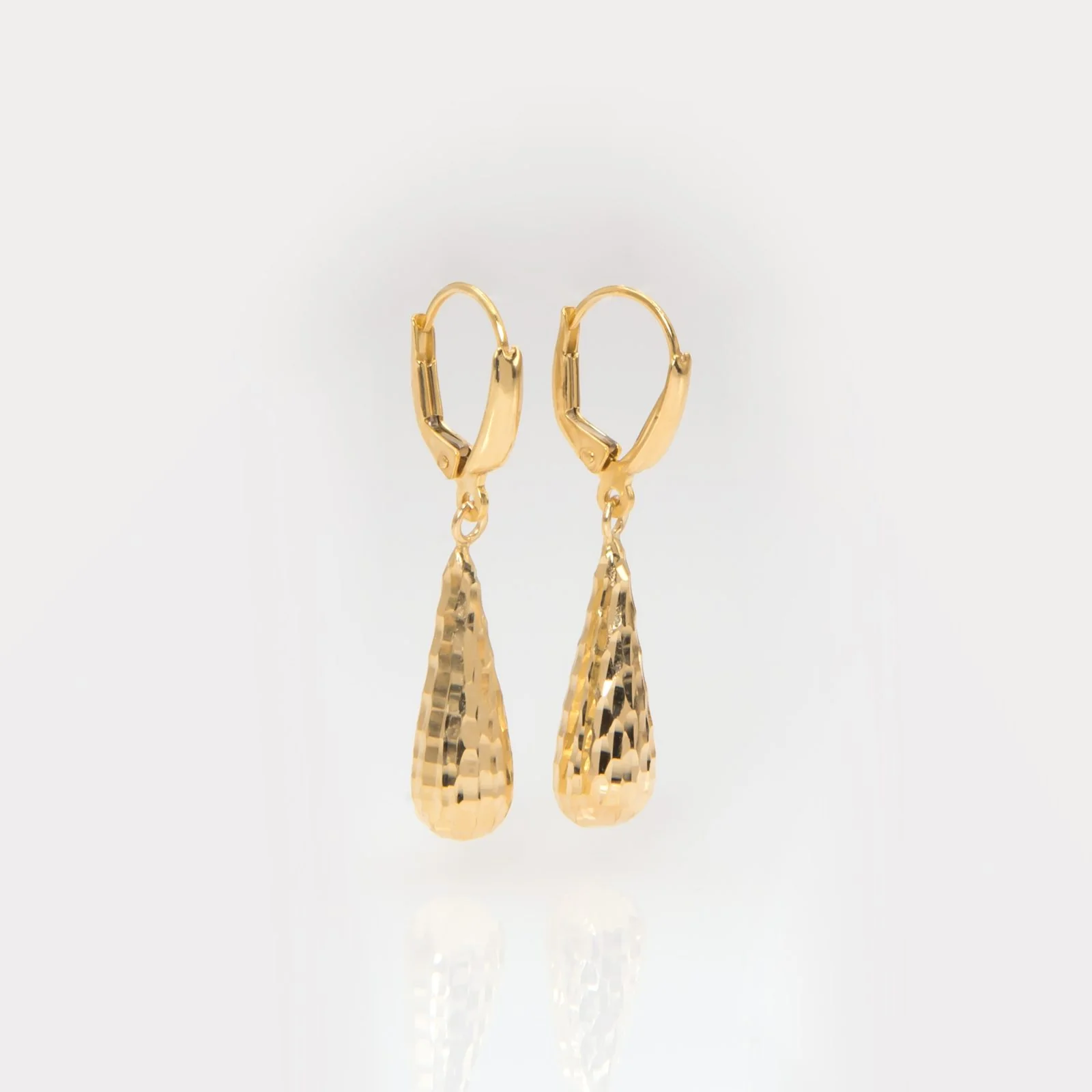Gold Teardrop Earrings