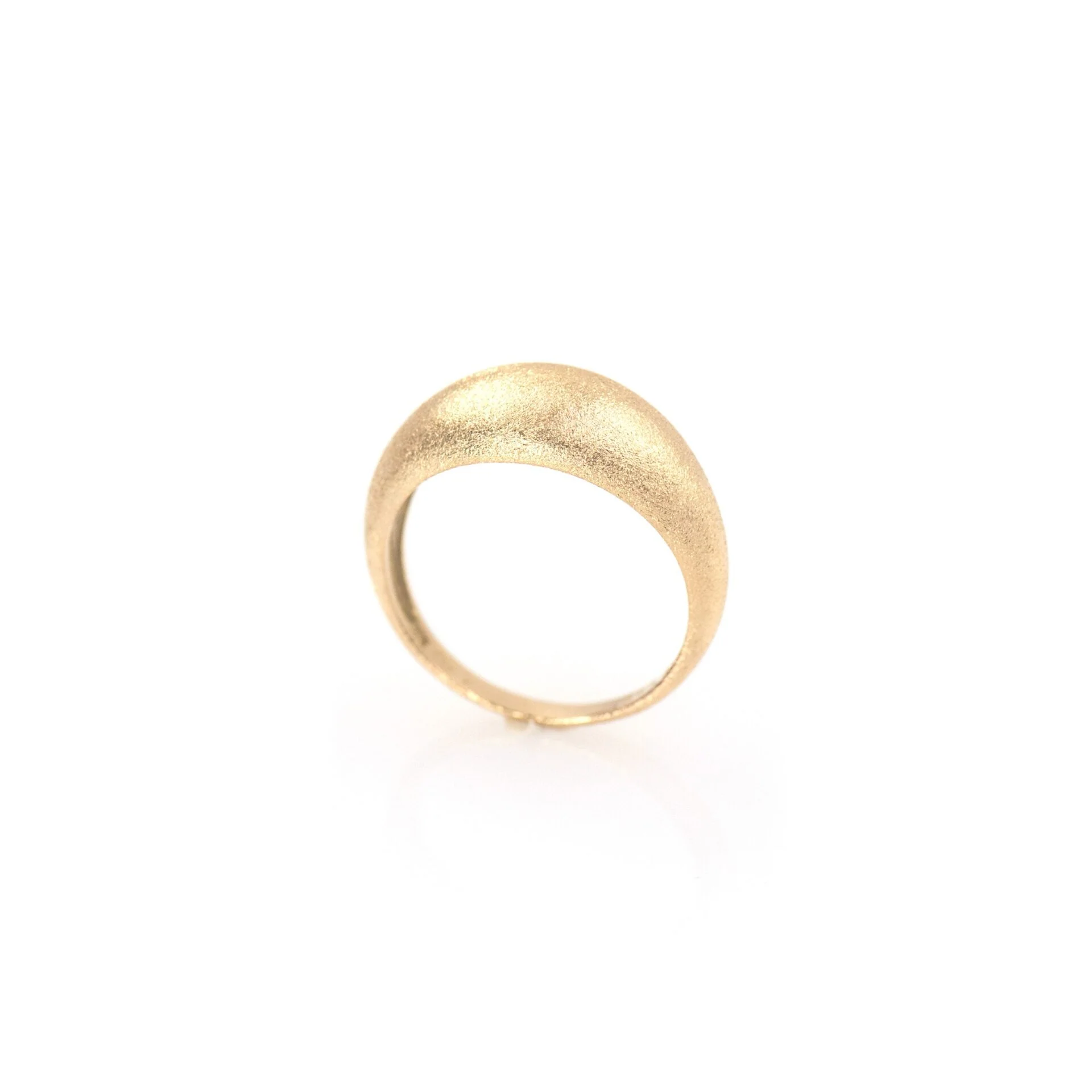 Classic Dome 14k Gold Vermeil Ring — additional product image 5 from AntEva Crafts