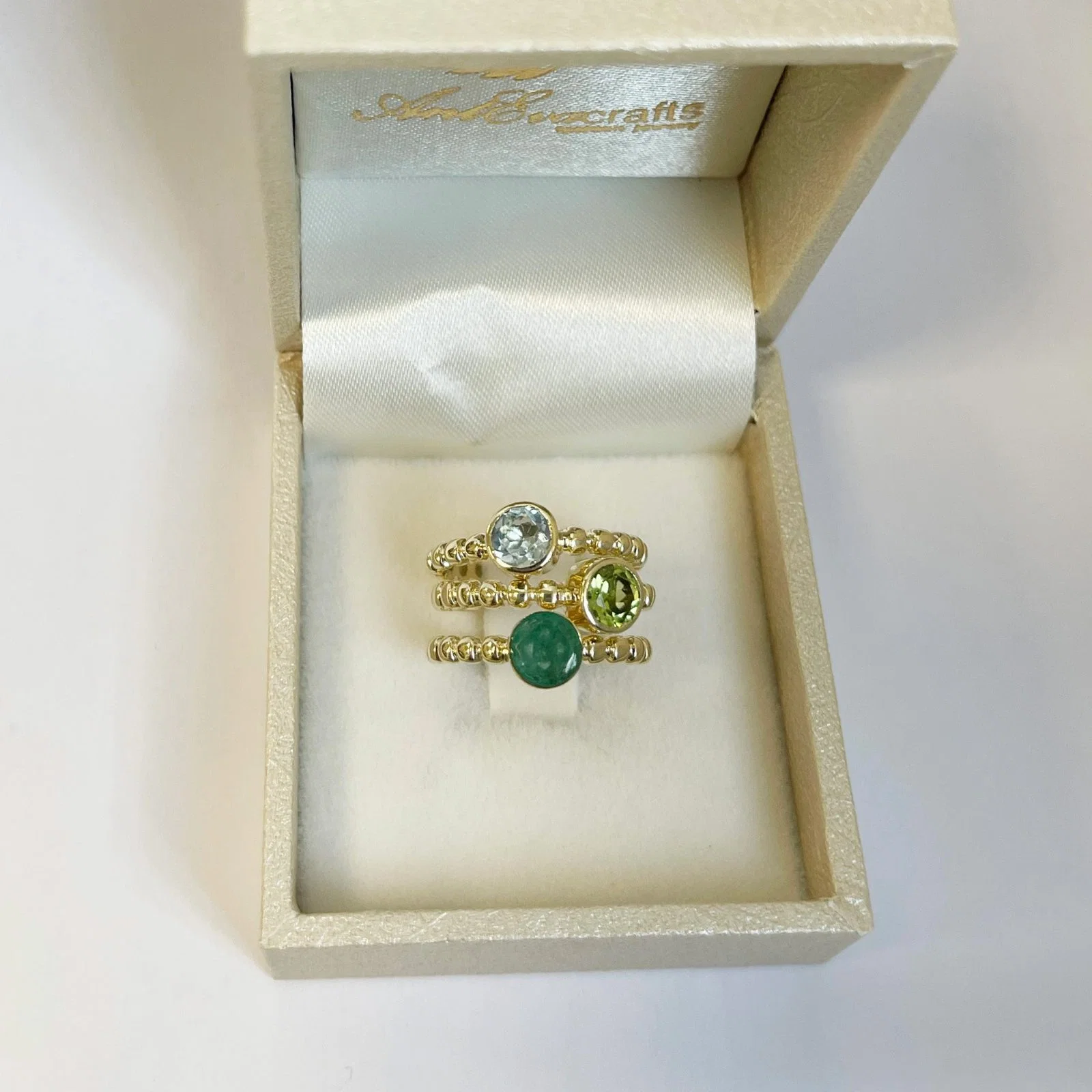 Solitaire Beaded Birthstone Ring — additional product image 8 from AntEva Crafts