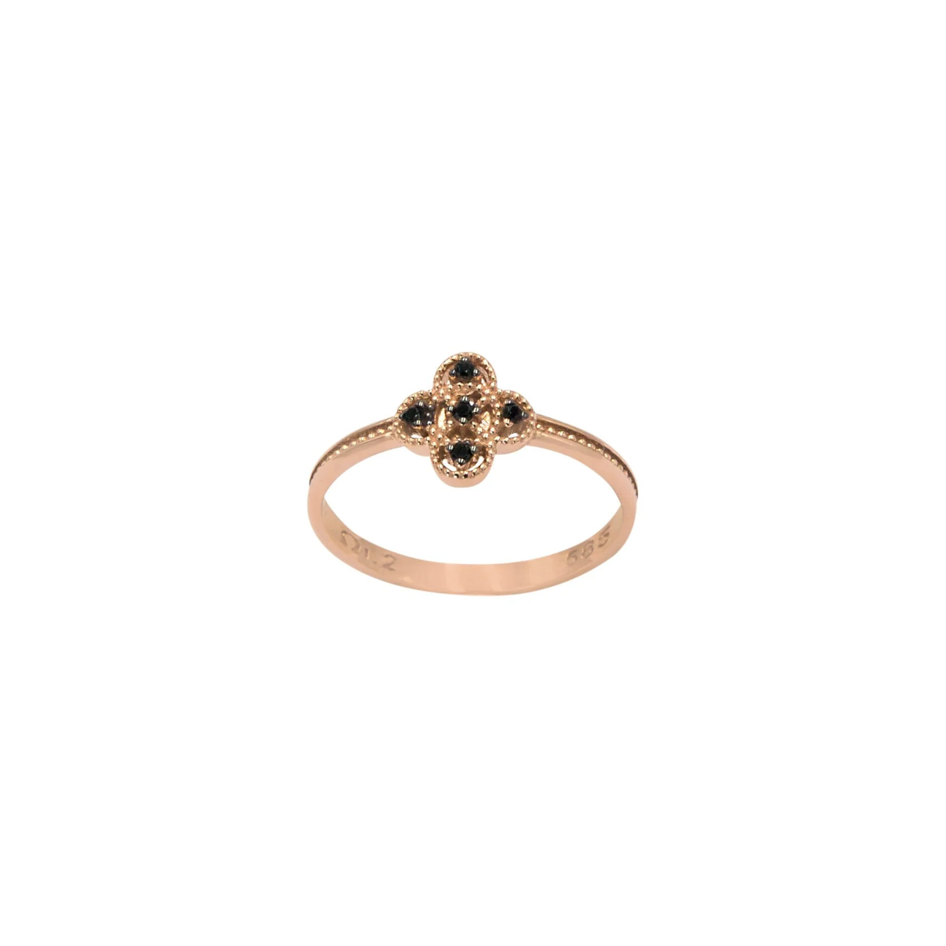 Diamond Cross Ring — additional product image 3 from AntEva Crafts