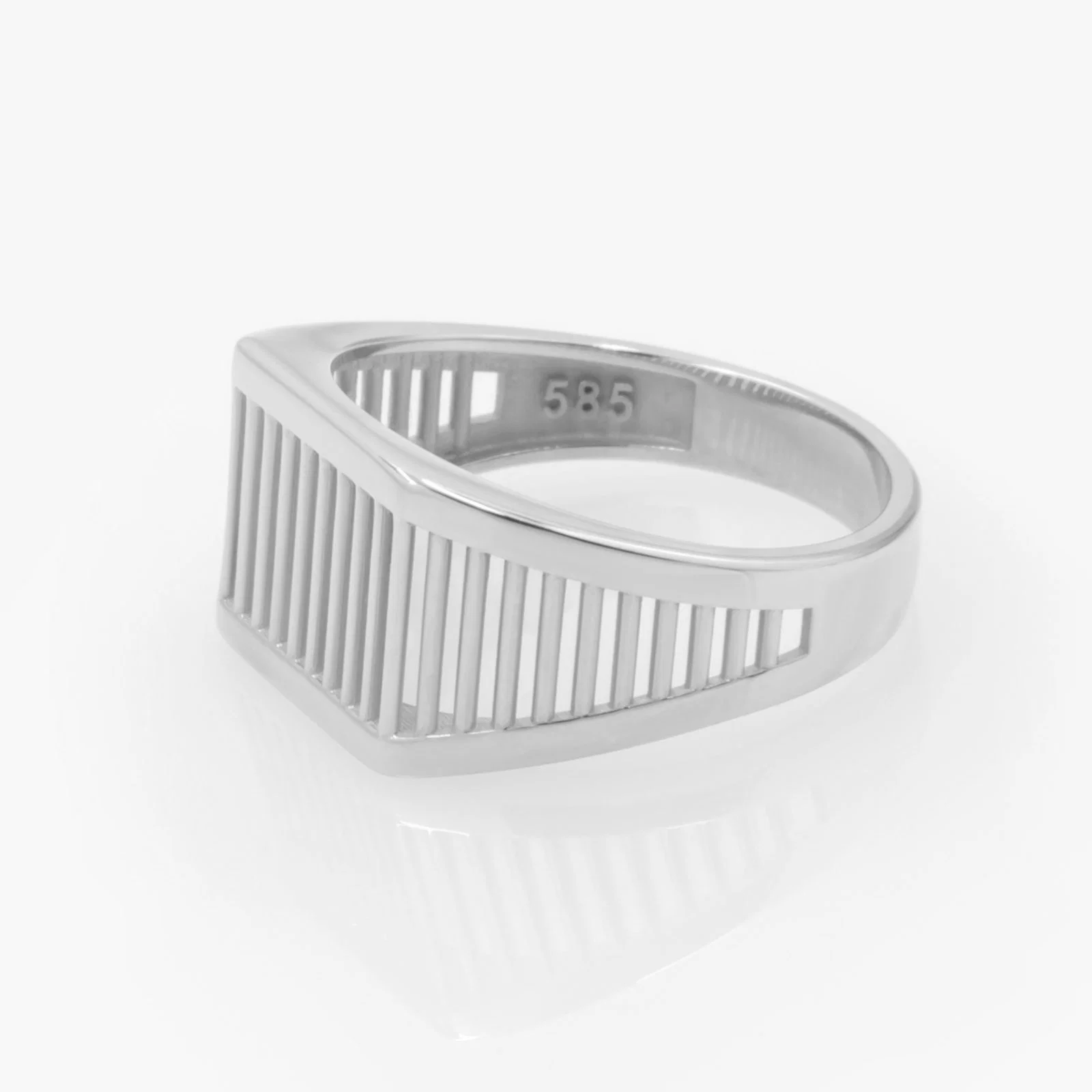 Ribbed Chunky Ring — additional product image 6 from AntEva Crafts