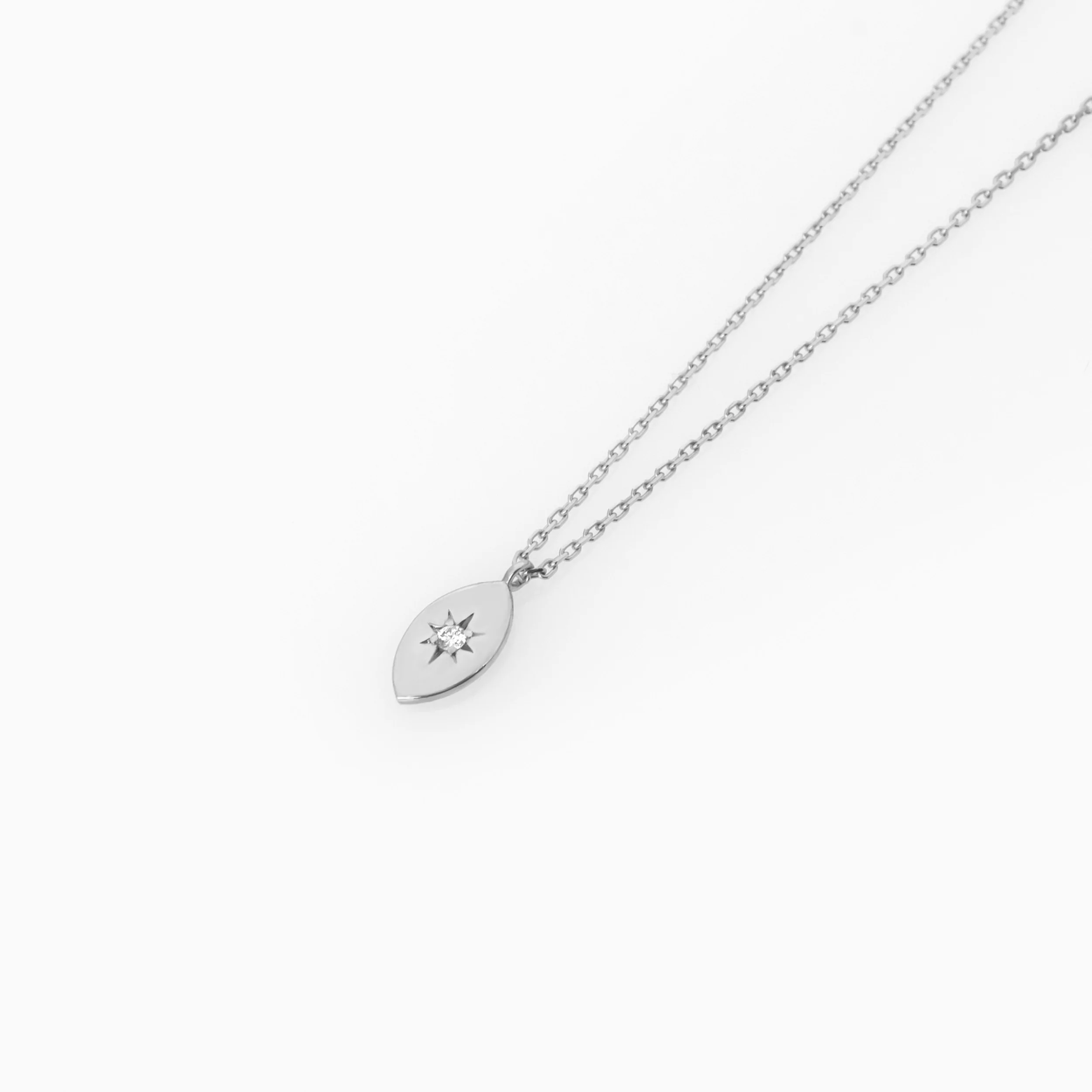 Dainty Diamond North Star Necklace — additional product image 5 from AntEva Crafts