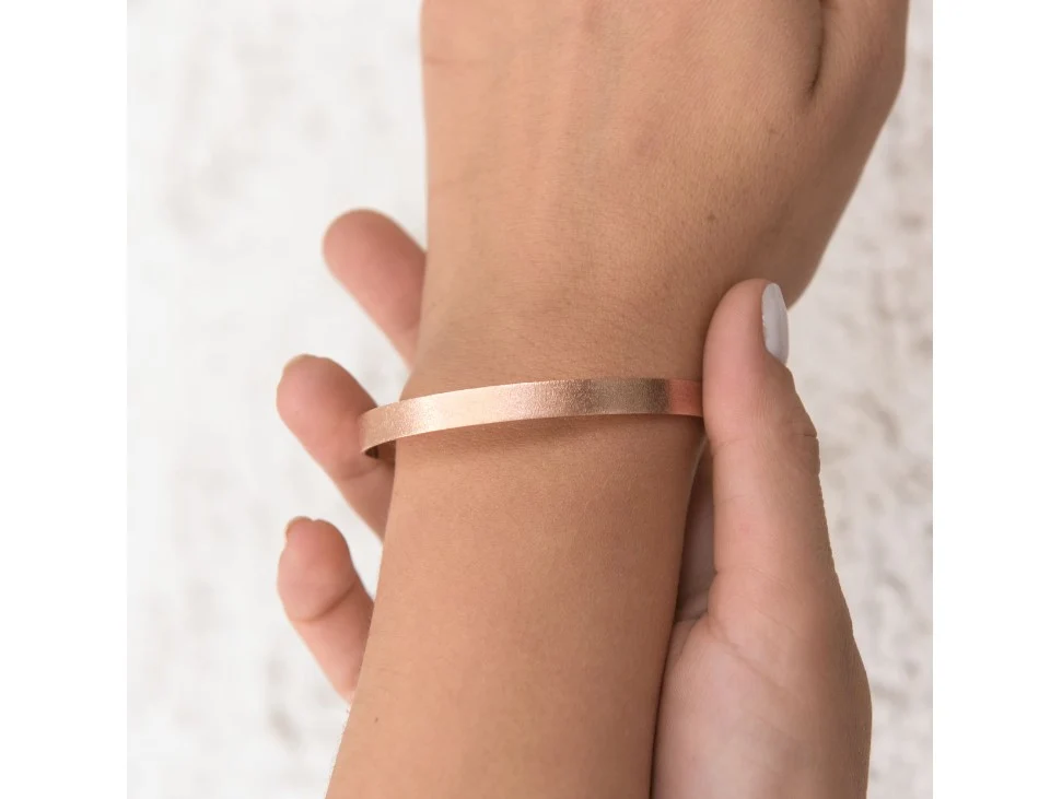Plain Open Cuff Bangle Massive Inside — additional product image 8 from AntEva Crafts