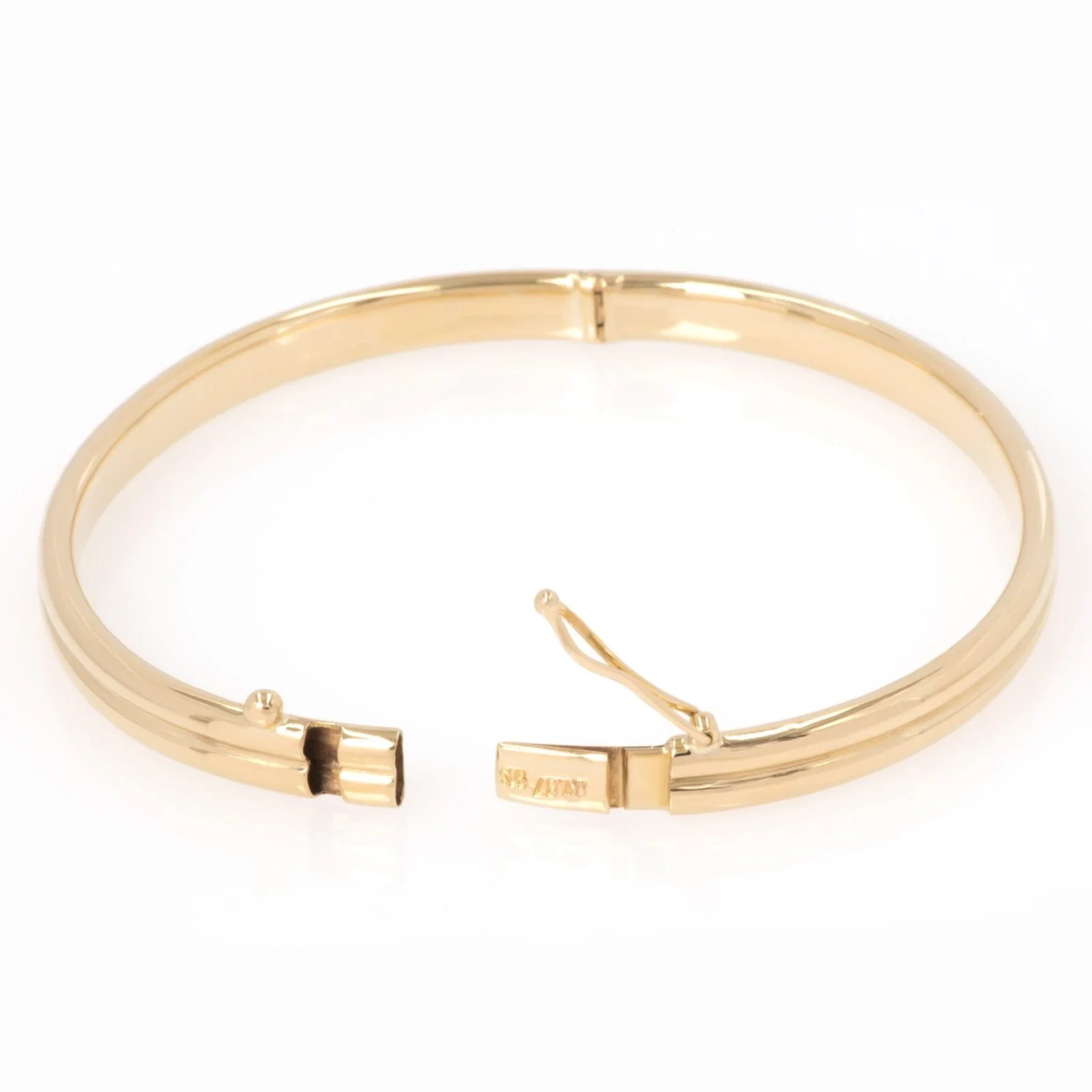 Hinged Ribbed Bangle — additional product image 5 from AntEva Crafts