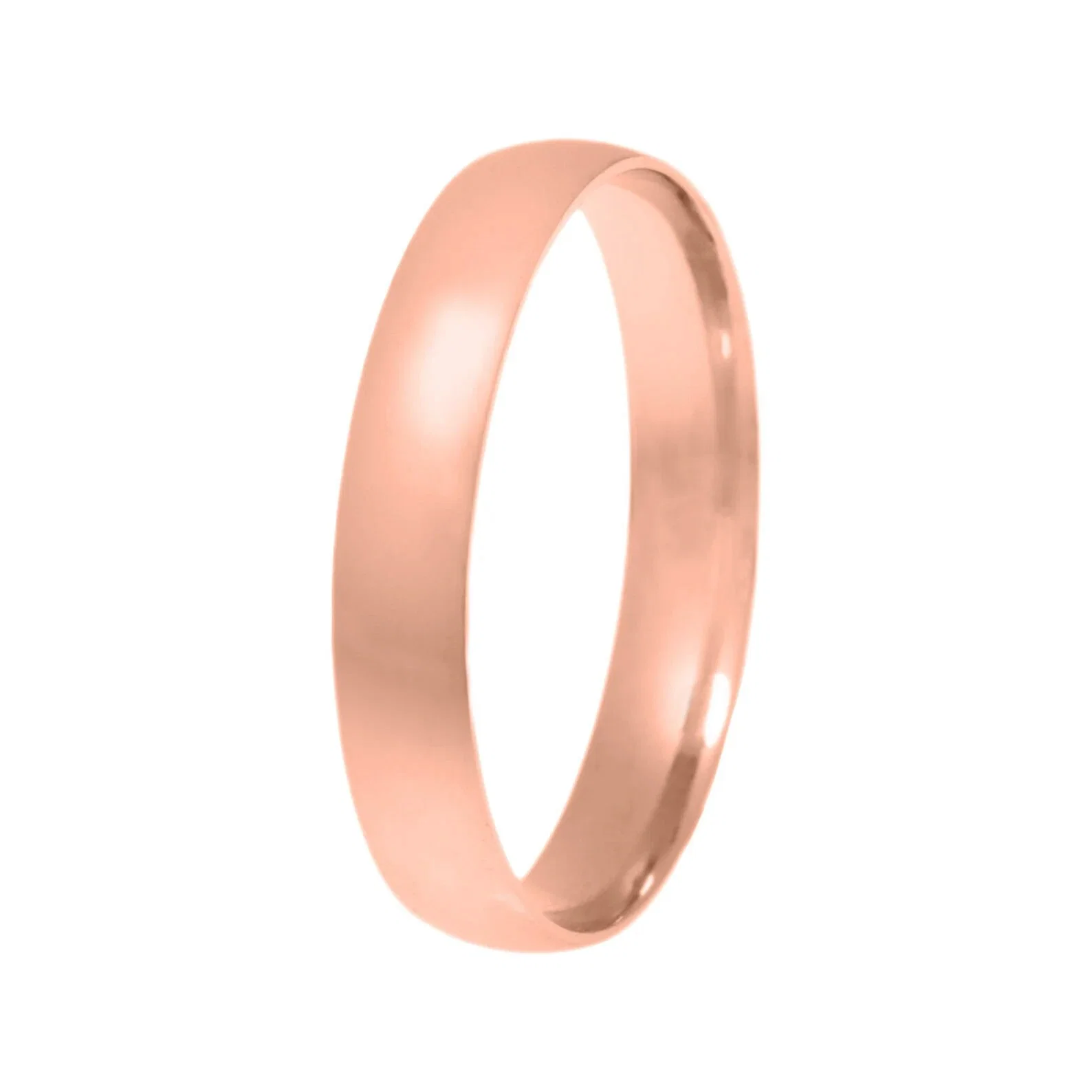 Minimalist Wedding Band 4mm — additional product image 5 from AntEva Crafts