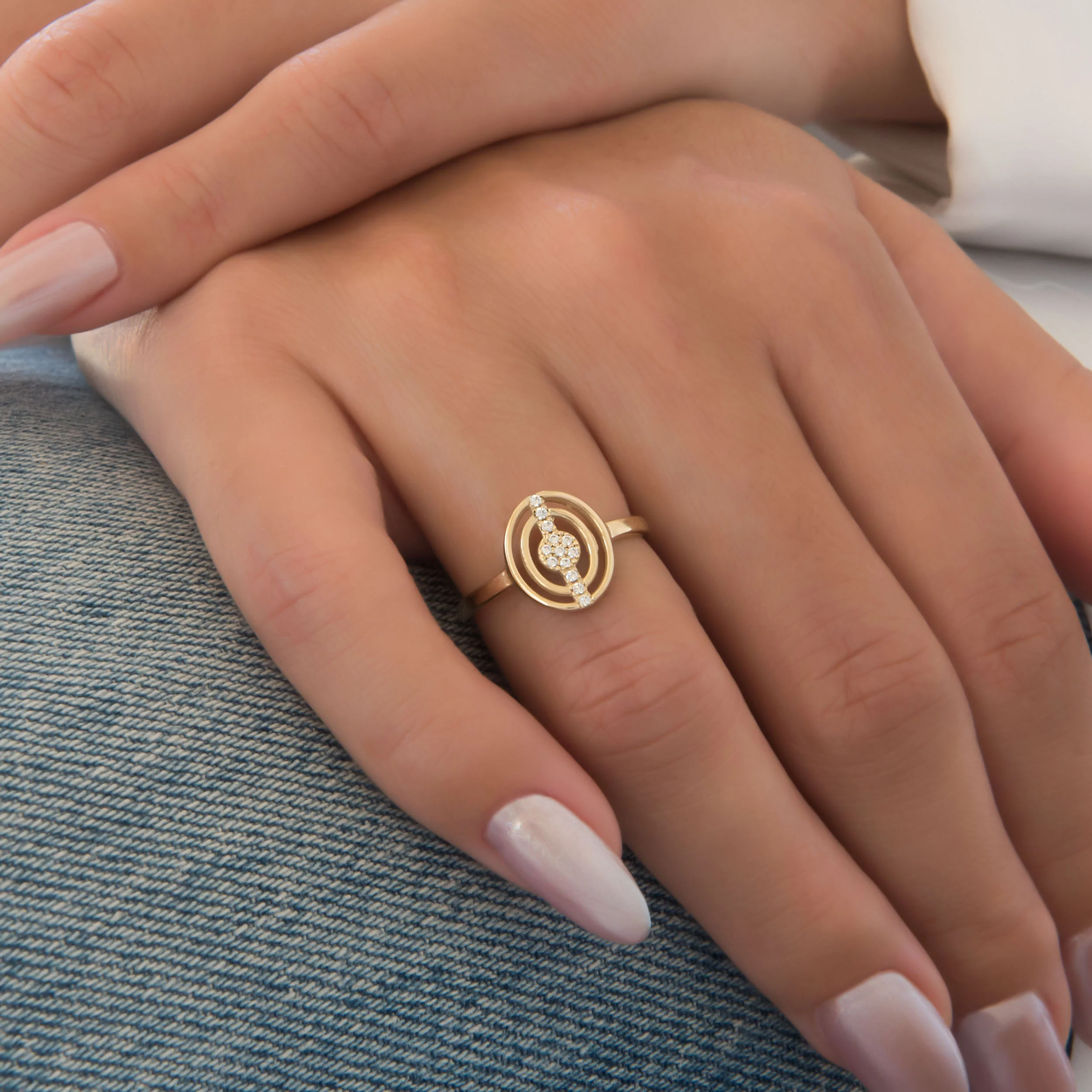 Oval Gemstone Ring — additional product image 6 from AntEva Crafts