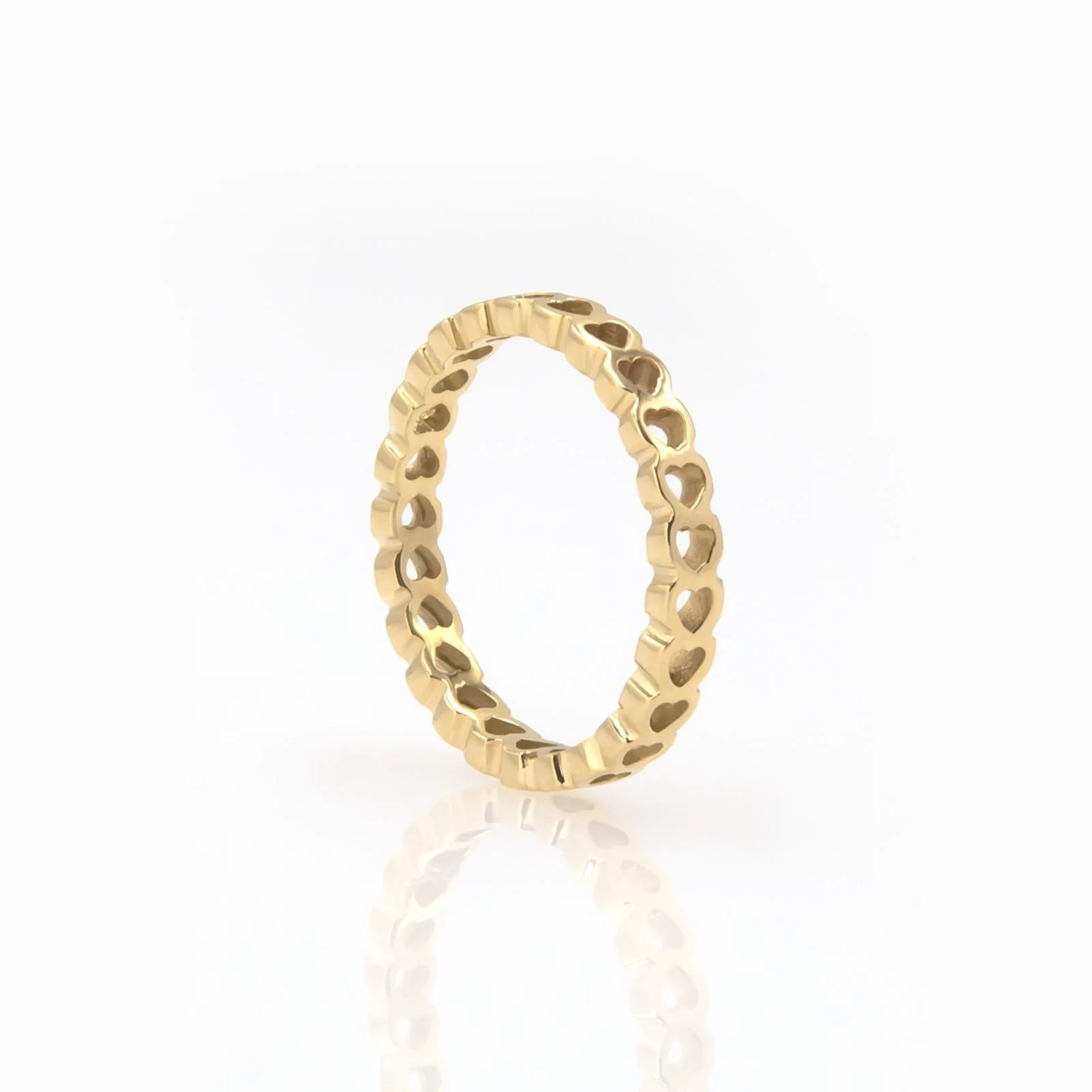 Heart Eternity Ring — additional product image 3 from AntEva Crafts