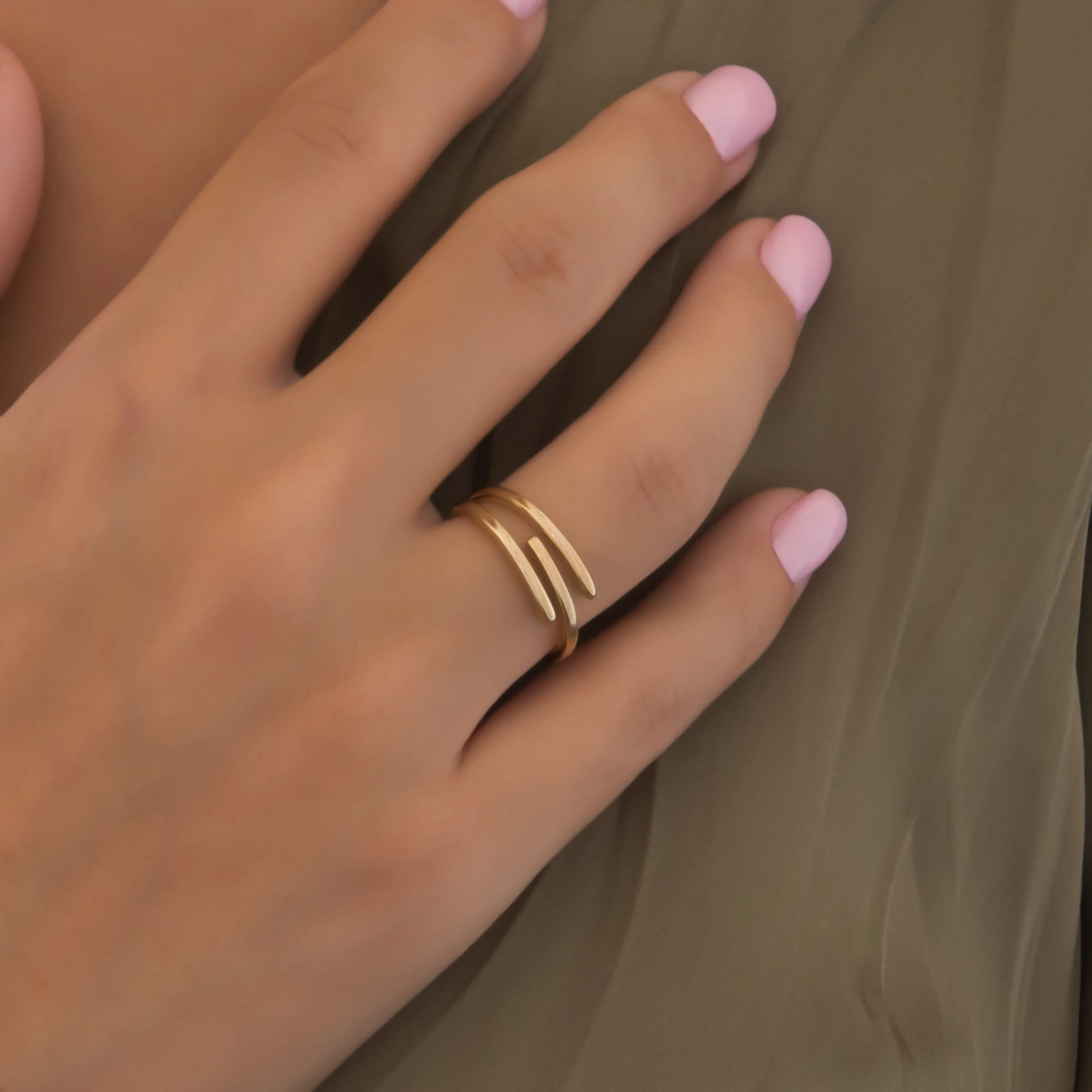 Triple Line Ring — additional product image 3 from AntEva Crafts