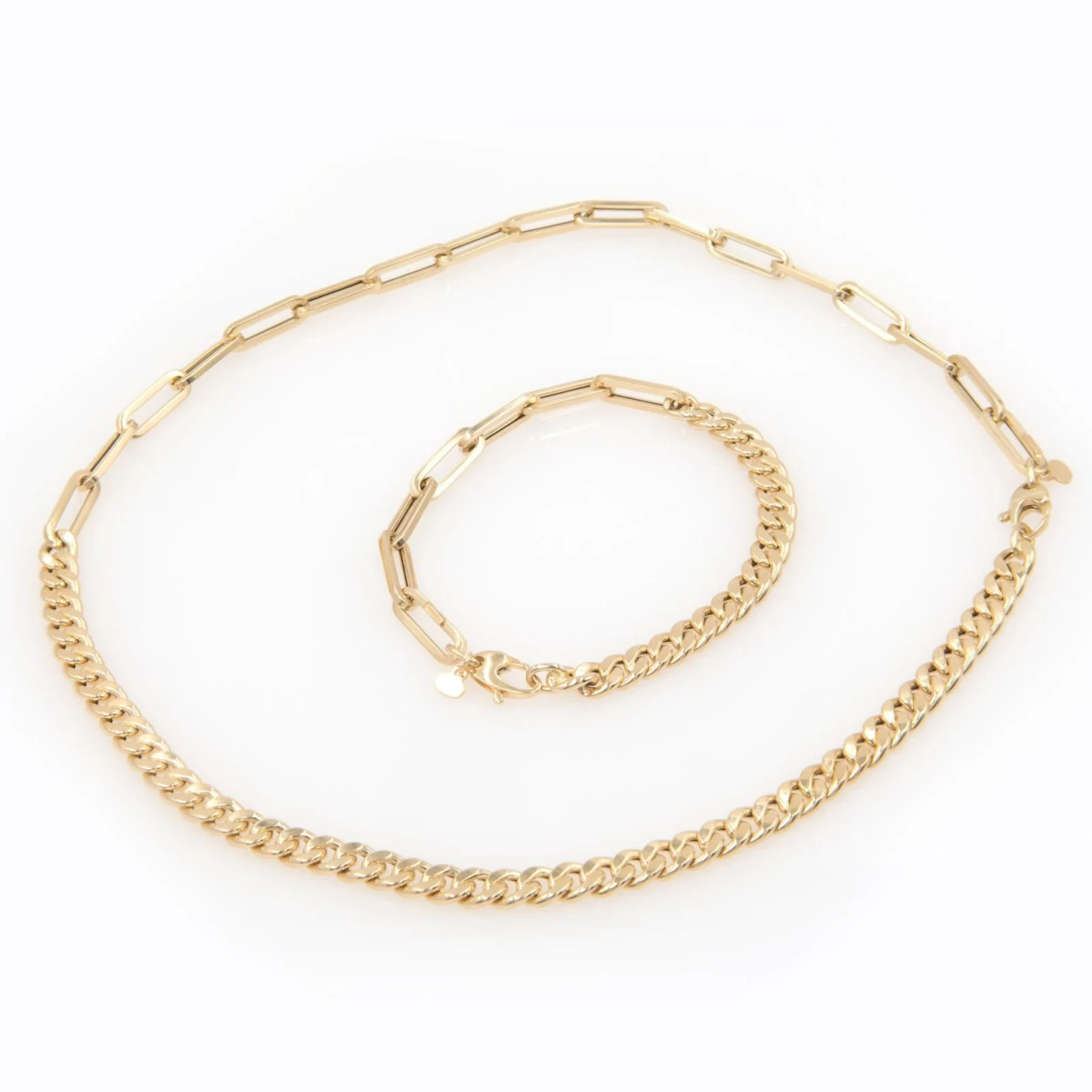 Oval Link Elongated Chain Bracelet — additional product image 5 from AntEva Crafts