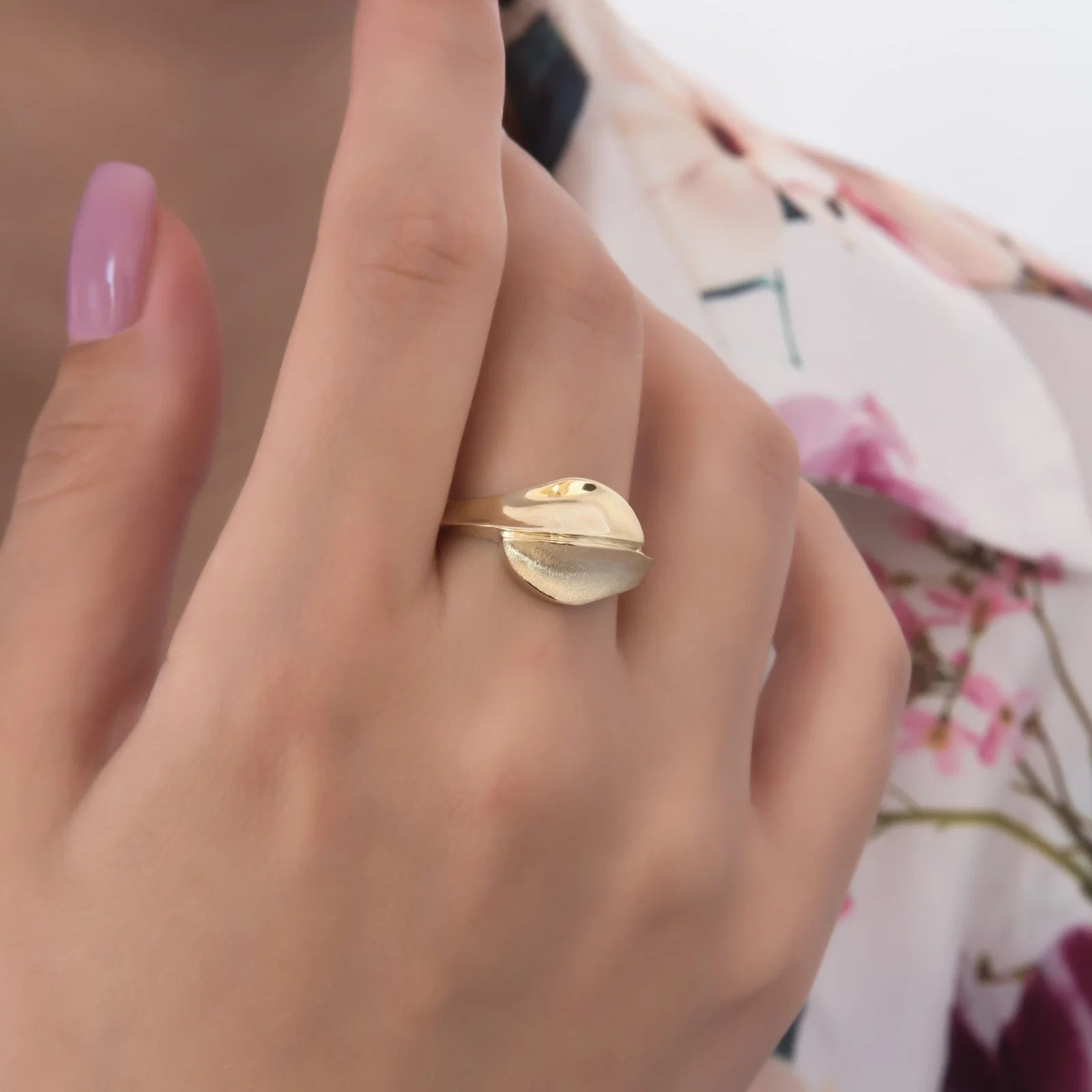 Bypass Flower Ring — additional product image 4 from AntEva Crafts