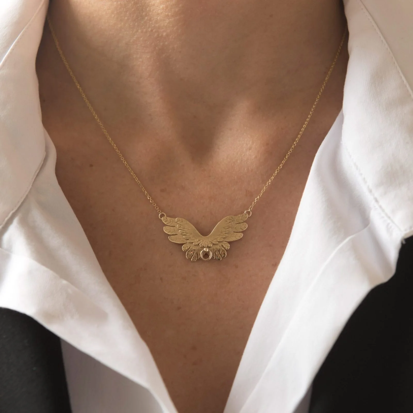 Angel Wings Necklace — additional product image 6 from AntEva Crafts