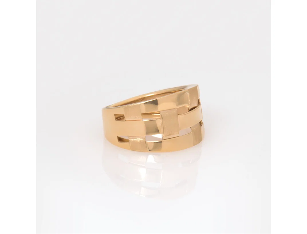 Chunky Bright-Matte Ring — additional product image 7 from AntEva Crafts