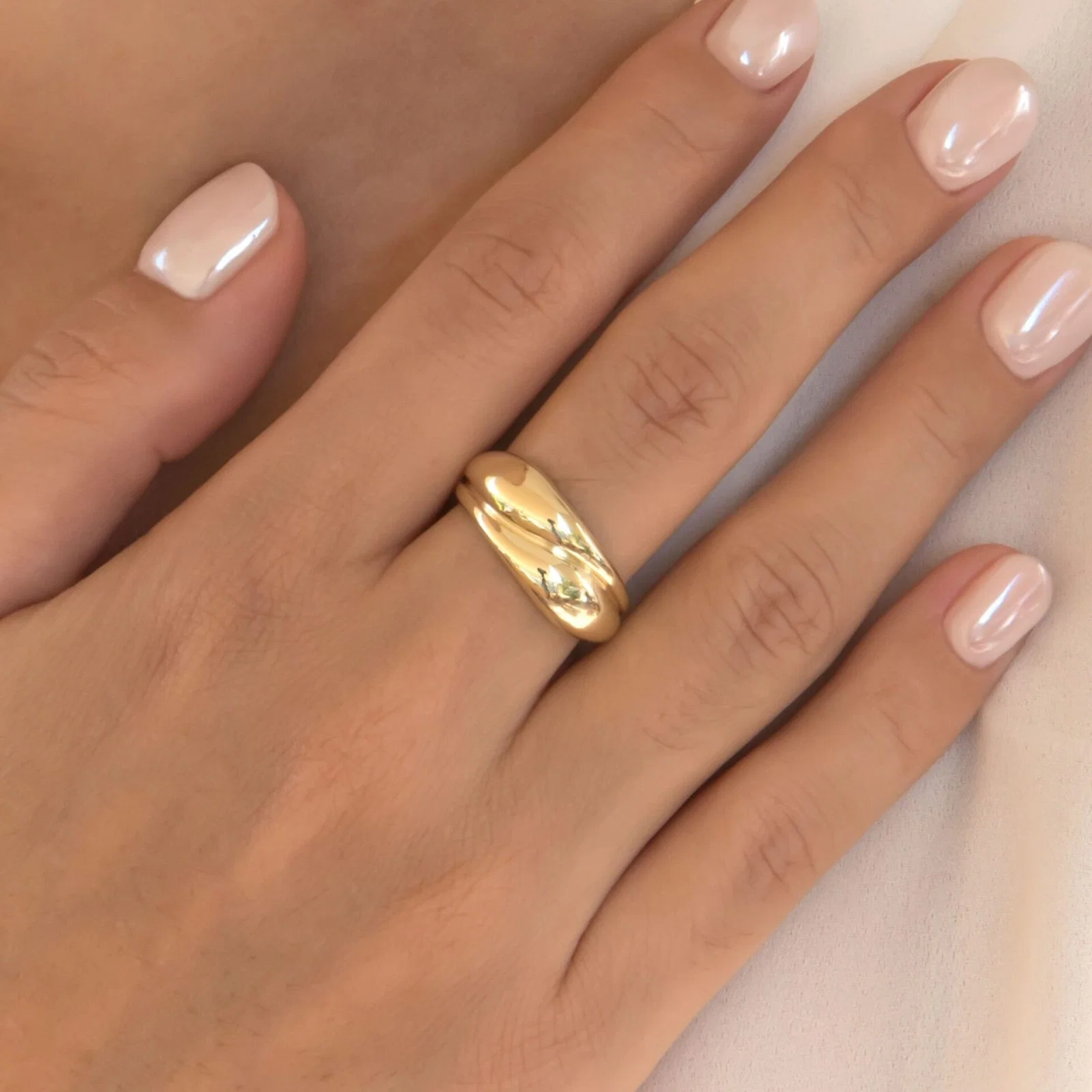 Twisted Double Ring — additional product image 2 from AntEva Crafts