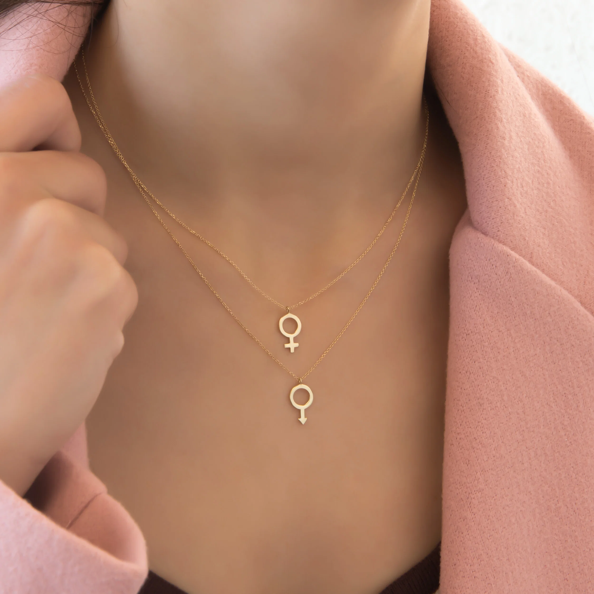 Mars Symbol Necklace — additional product image 8 from AntEva Crafts