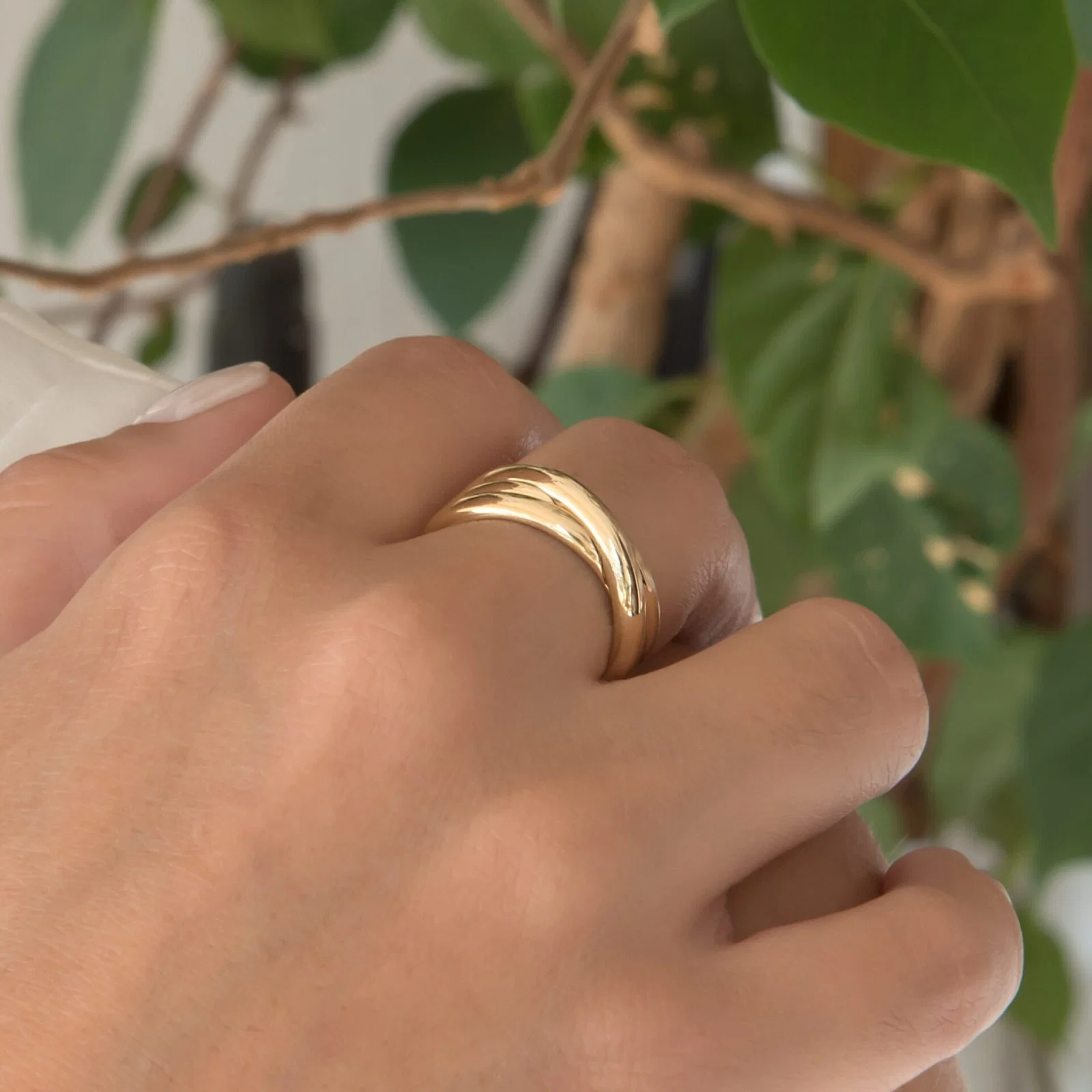 Twisted Triple Ring — additional product image 3 from AntEva Crafts