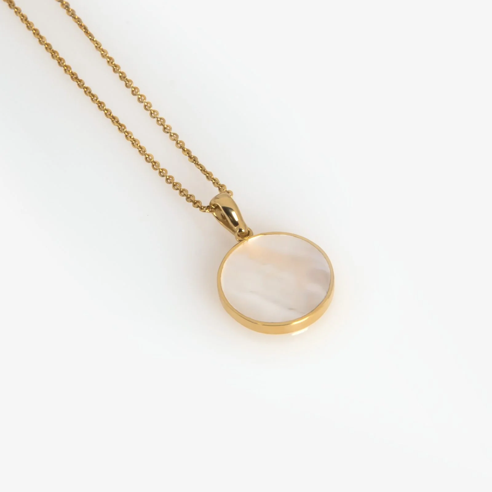 Mother of Pearl Flower Pendant — additional product image 9 from AntEva Crafts