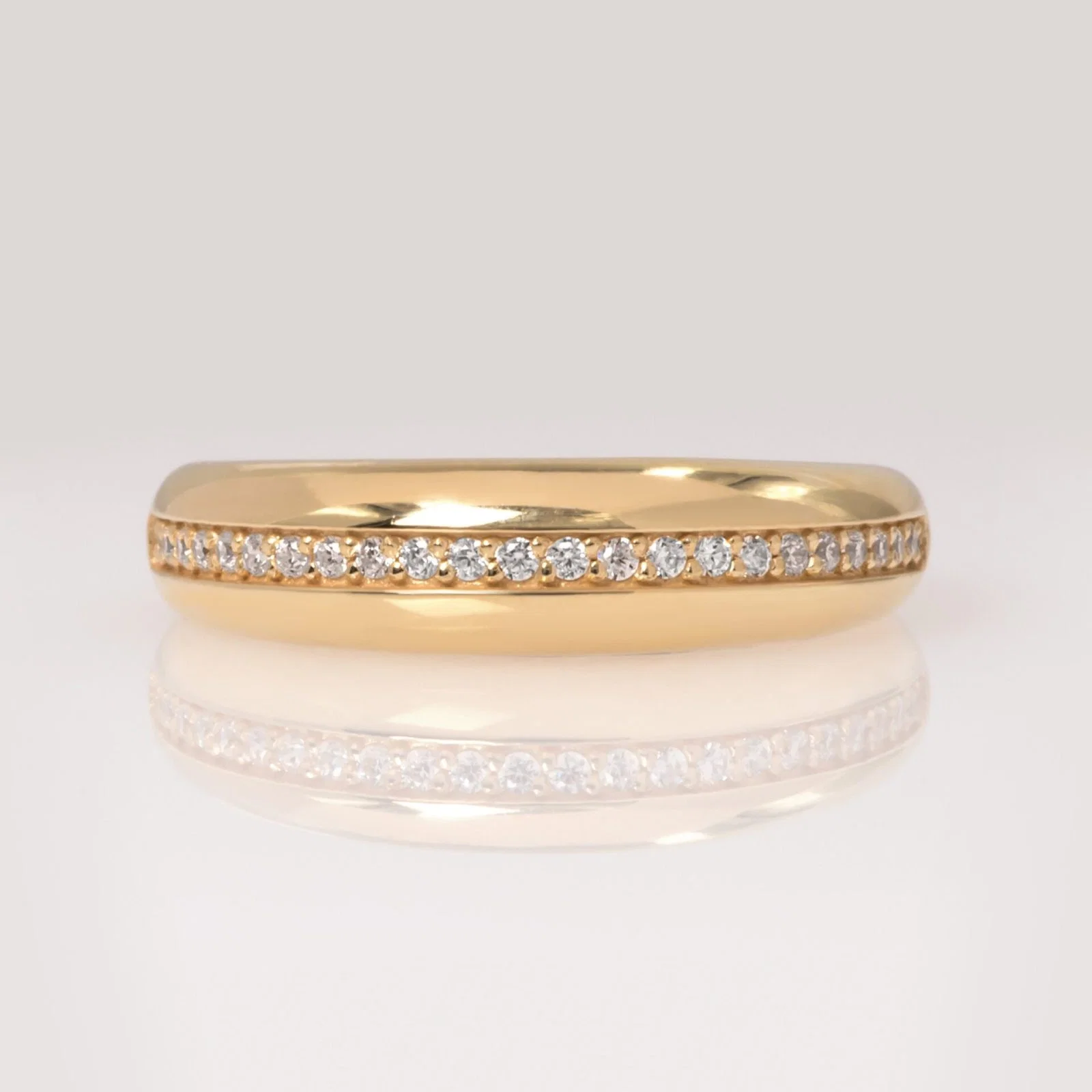 Diamond Wedding Band — additional product image 6 from AntEva Crafts