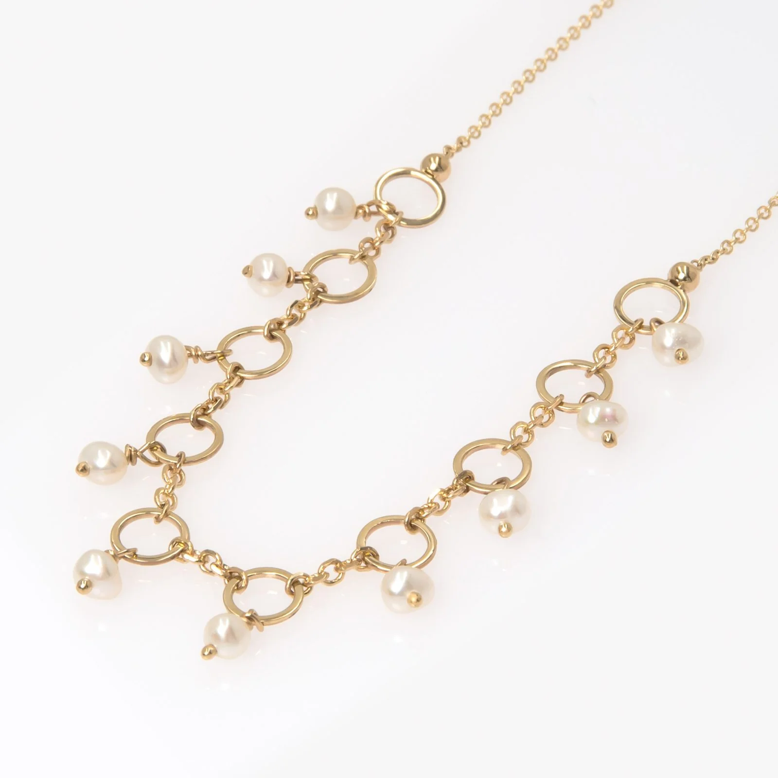 Hanging Pearls Necklace — additional product image 4 from AntEva Crafts