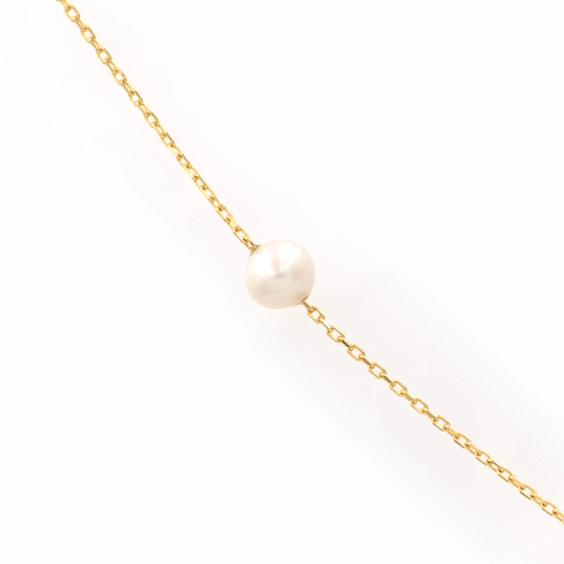 By The Yard Pearls Chain Necklace — additional product image 4 from AntEva Crafts