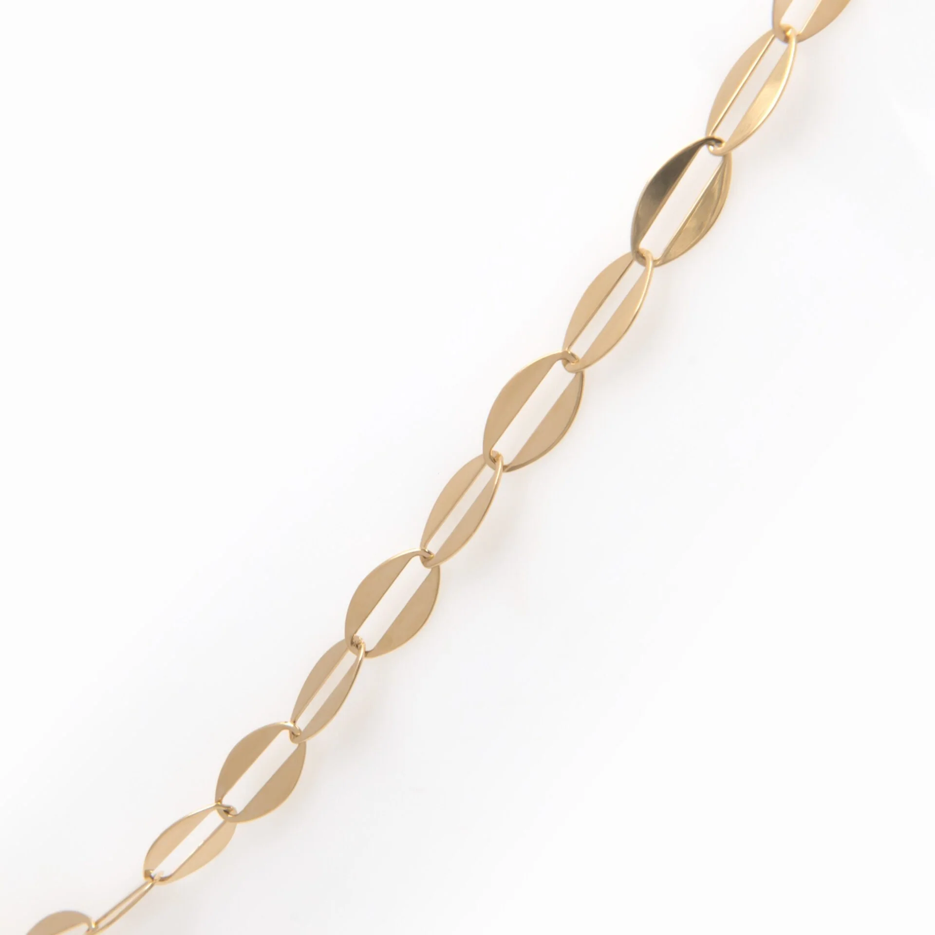 Oval Clip Elongated Chain Necklace — additional product image 6 from AntEva Crafts