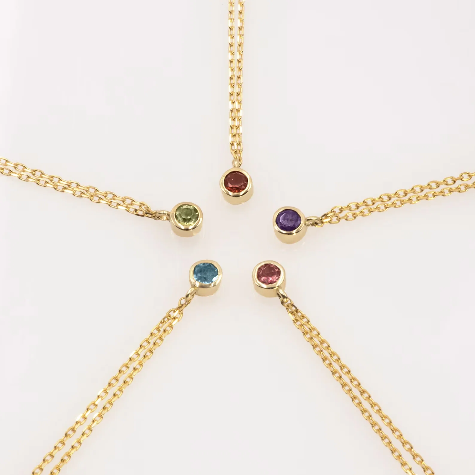 Genuine Birthstone Necklace — additional product image 3 from AntEva Crafts