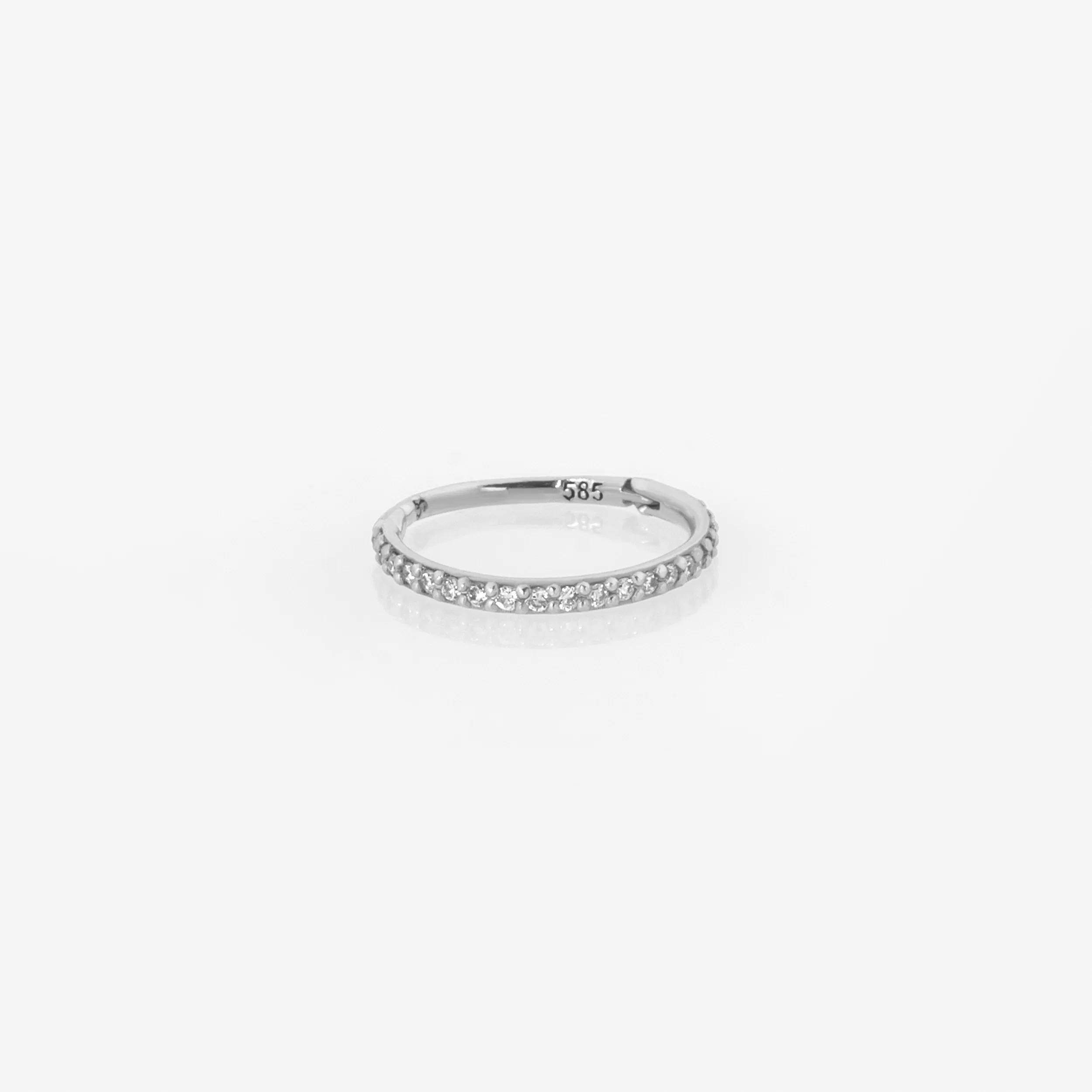 Gemstone Helix Piercing Earring — additional product image 3 from AntEva Crafts