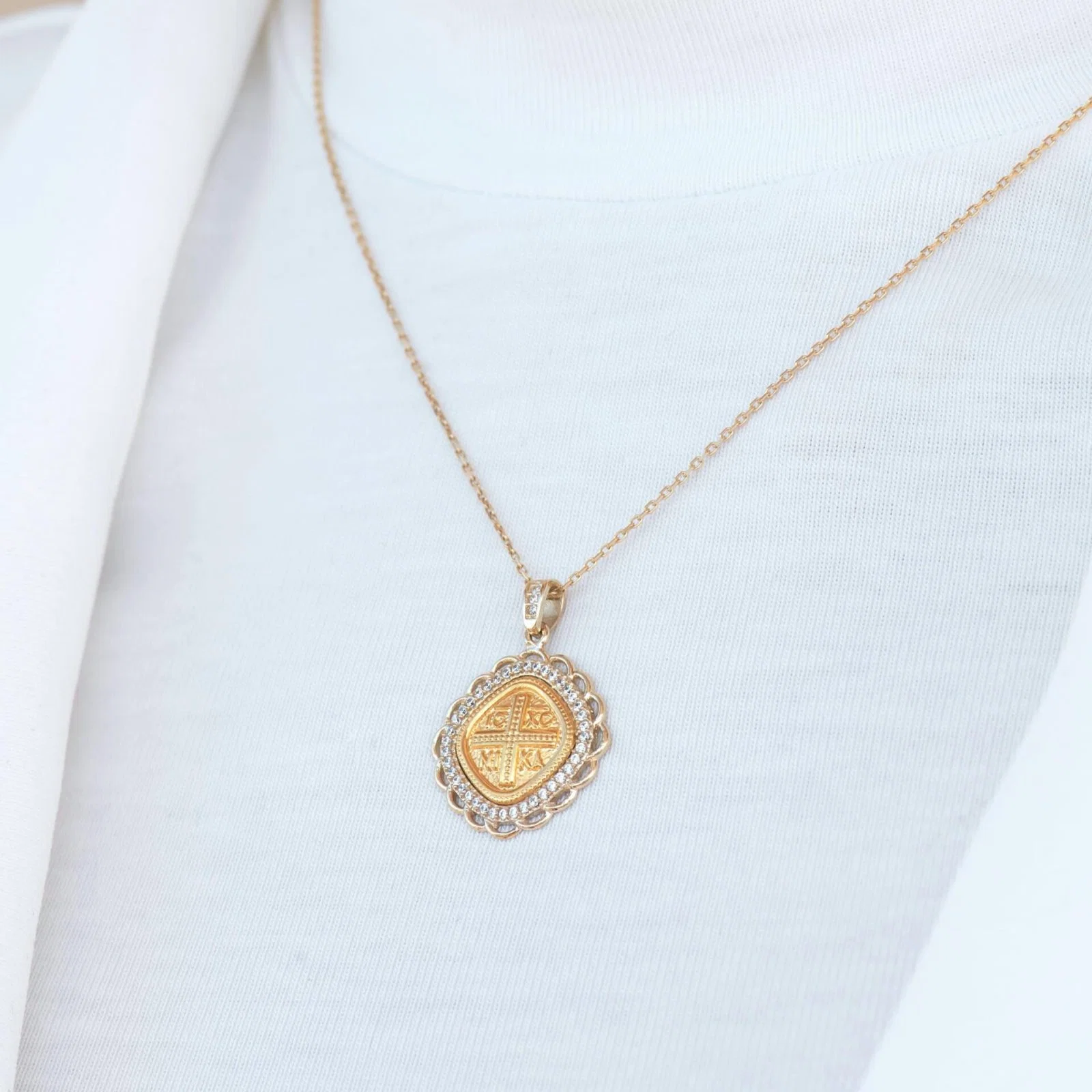 Christian Coin Pendant — additional product image 4 from AntEva Crafts