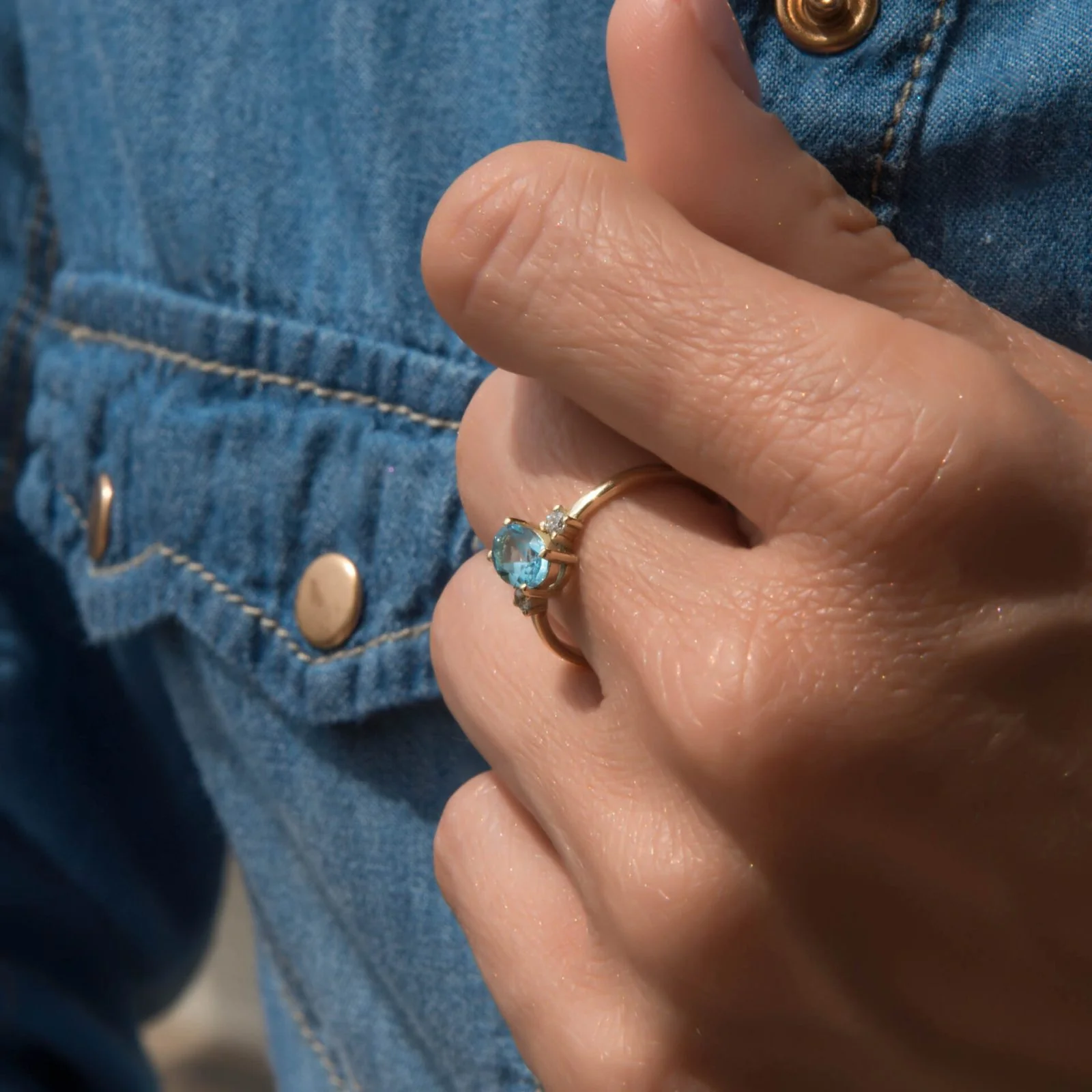Oval Birthstone Ring — additional product image 7 from AntEva Crafts