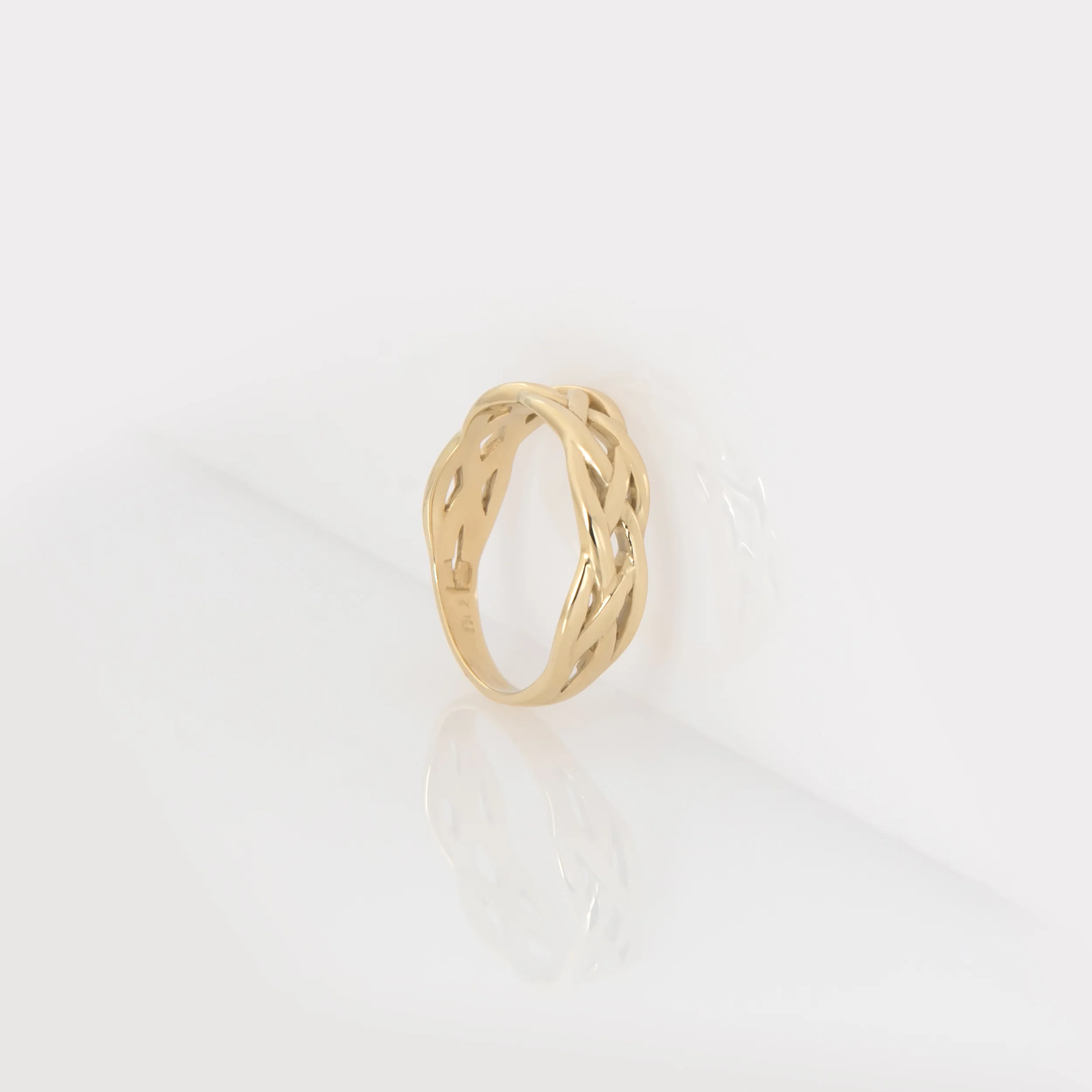 Irish Knot Chain Ring — additional product image 3 from AntEva Crafts