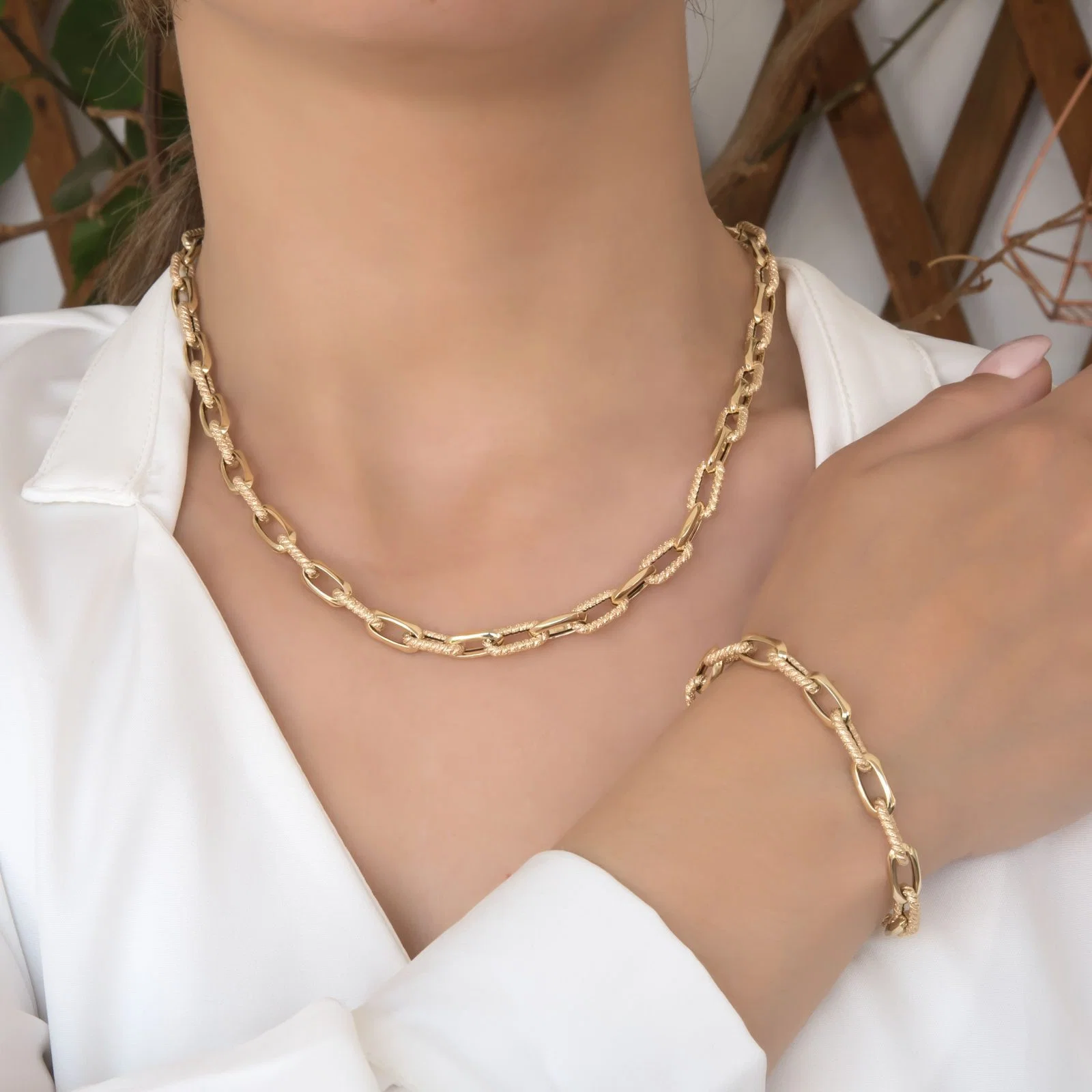 Oval Cliped Chain Set — additional product image 9 from AntEva Crafts