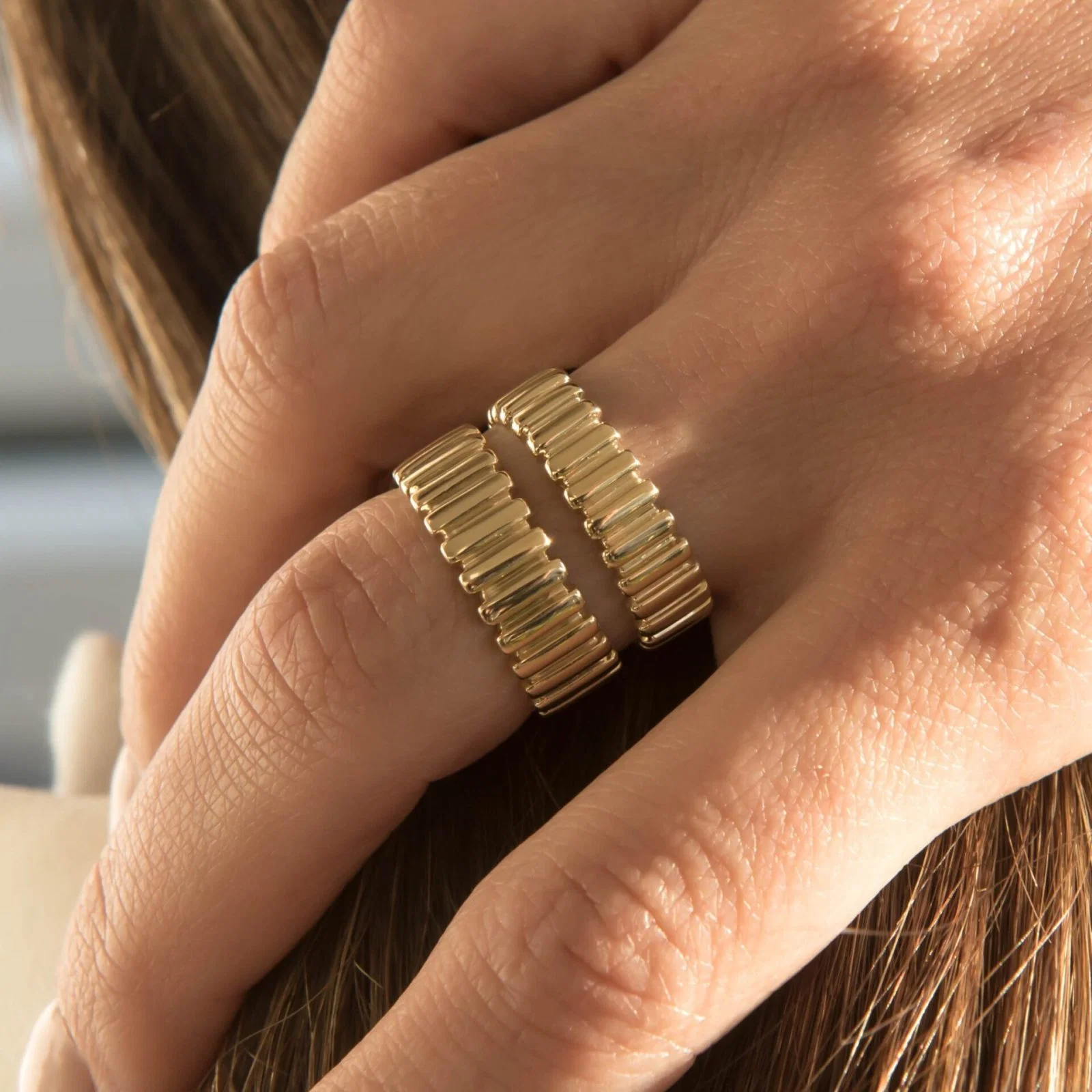 Wide Ribbed Band — additional product image 6 from AntEva Crafts