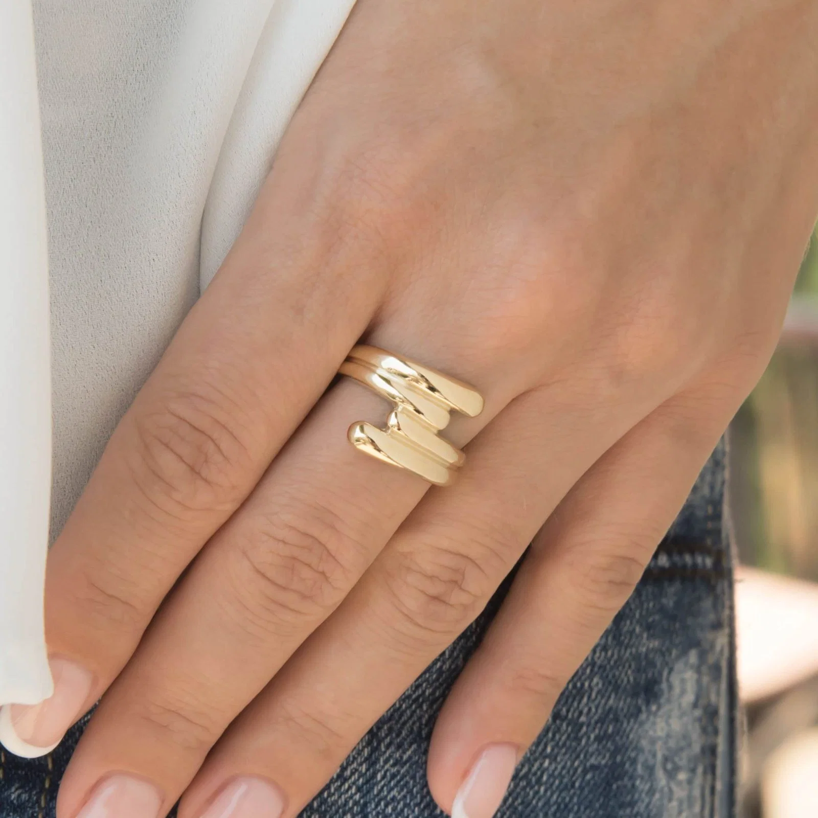 Bypass Spiral Ring — additional product image 3 from AntEva Crafts