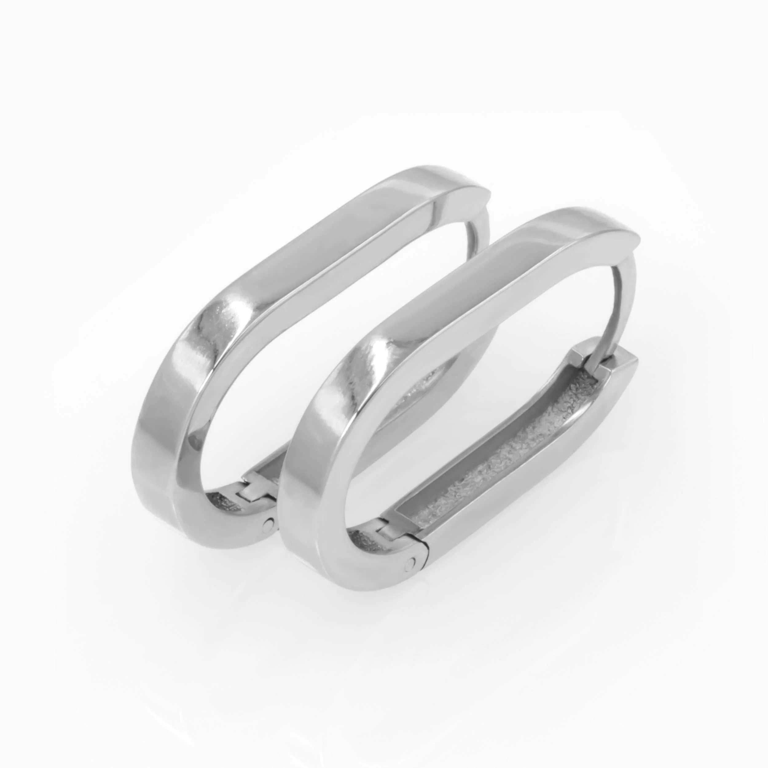 Paperclip Hoop Earrings Big — additional product image 6 from AntEva Crafts