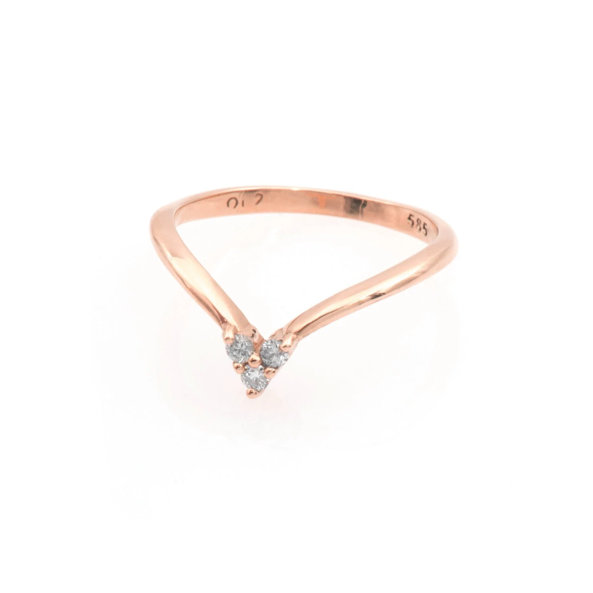 Diamond Chevron Ring — additional product image 3 from AntEva Crafts