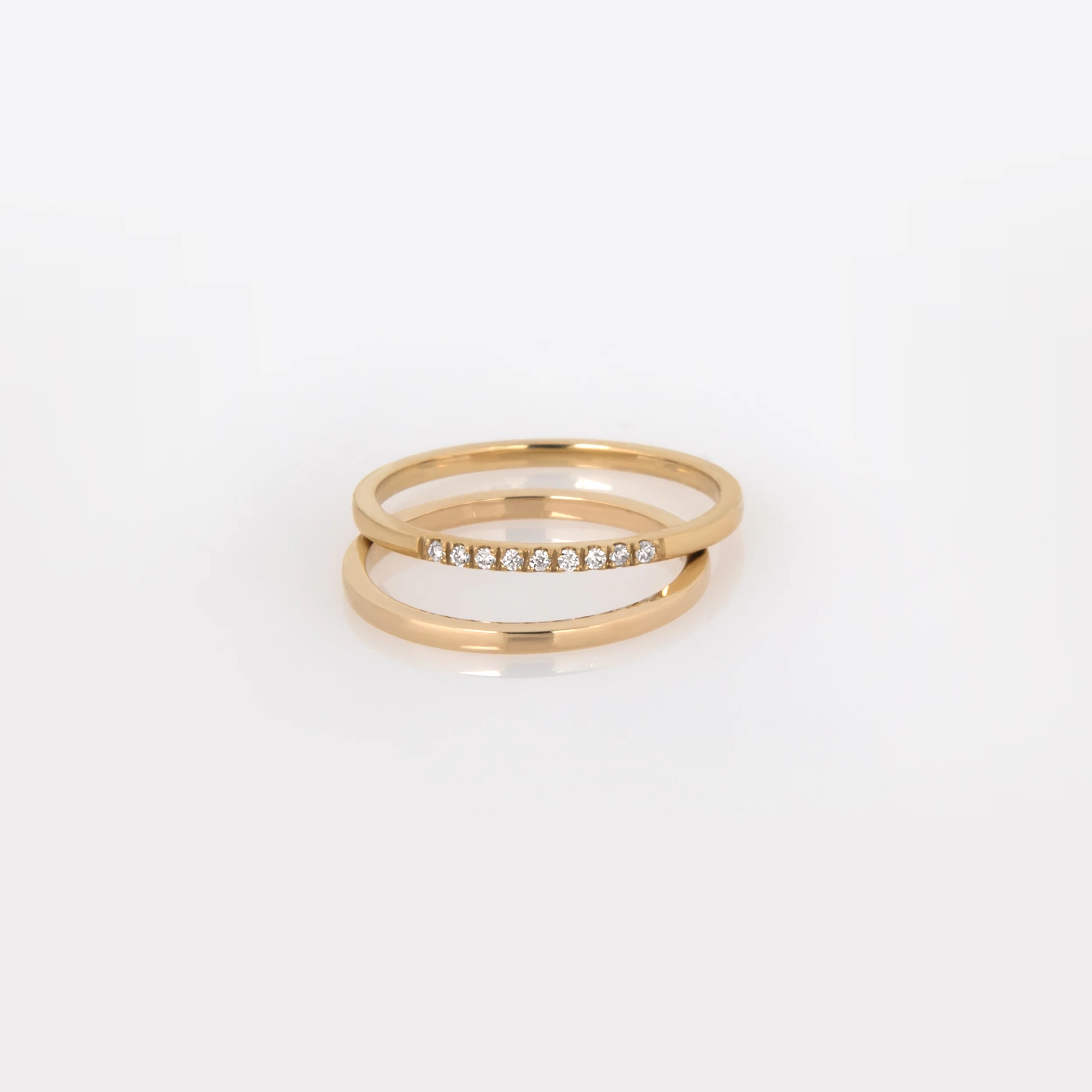 Diamond Dainty Ring 1.4mm — additional product image 10 from AntEva Crafts