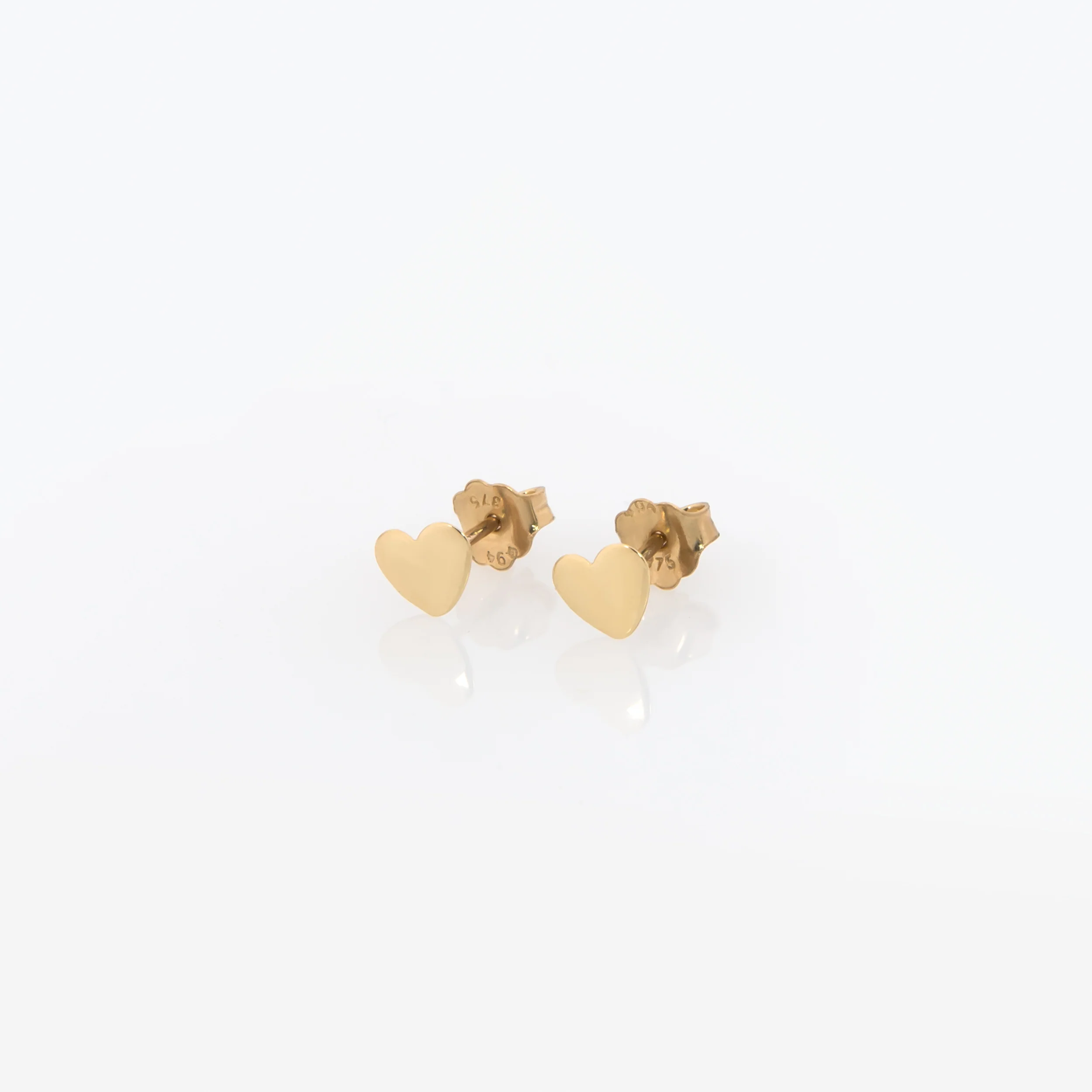 Dainty Heart Stud Earrings