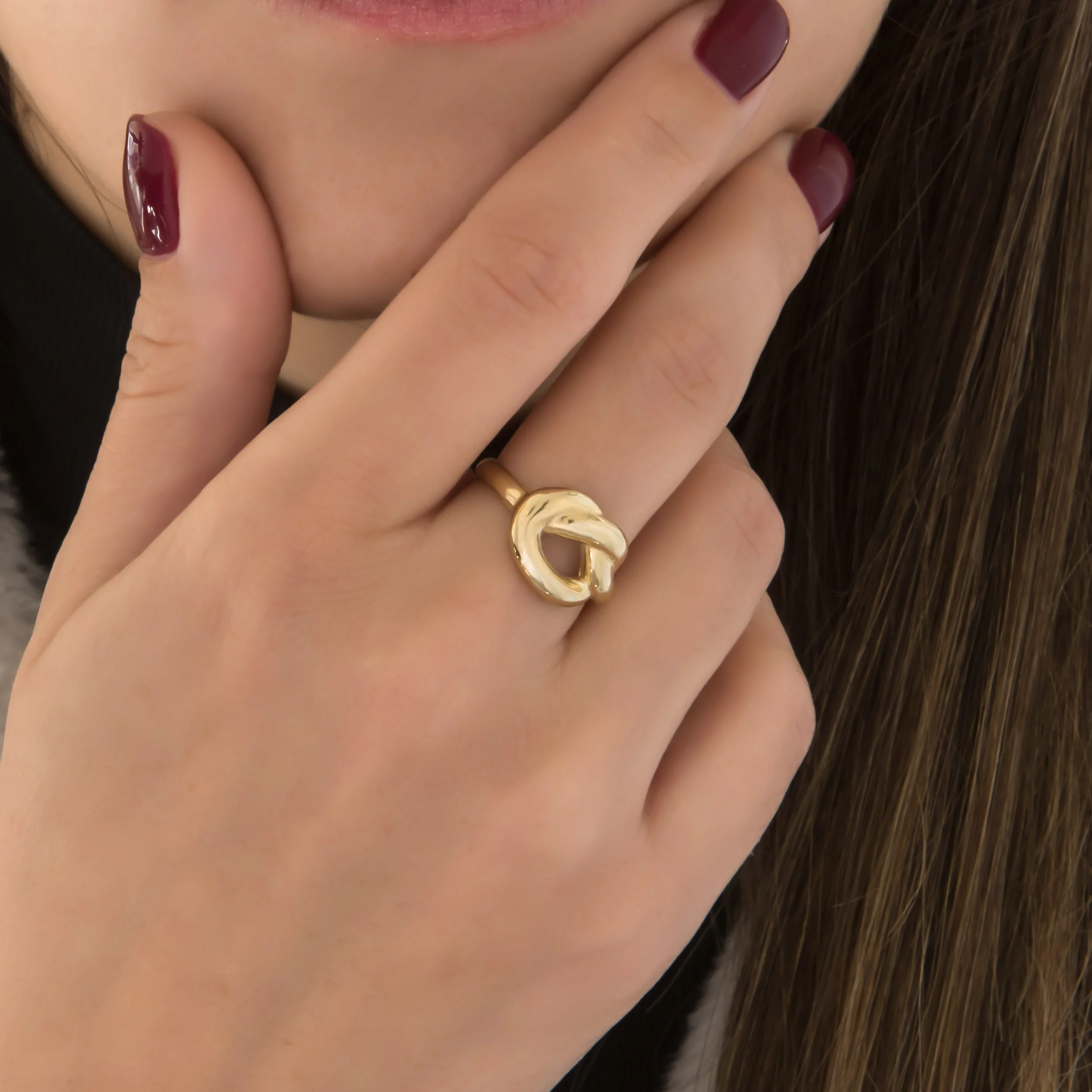 Twisted Knot Ring — additional product image 4 from AntEva Crafts