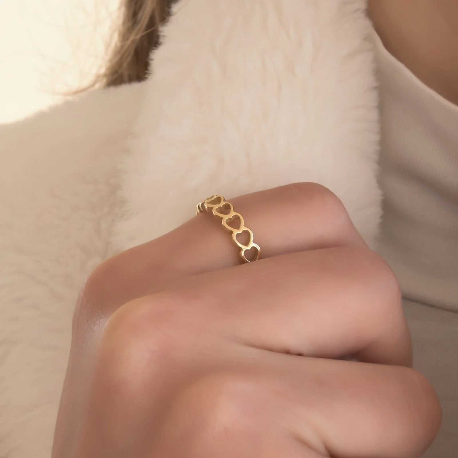 Heart Eternity Ring — additional product image 7 from AntEva Crafts