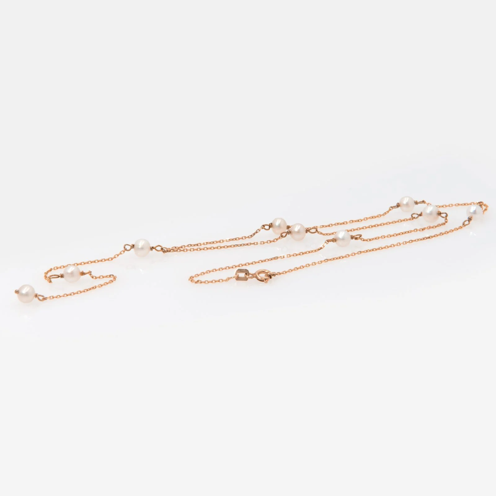 Pearl Lariat Necklace — additional product image 4 from AntEva Crafts